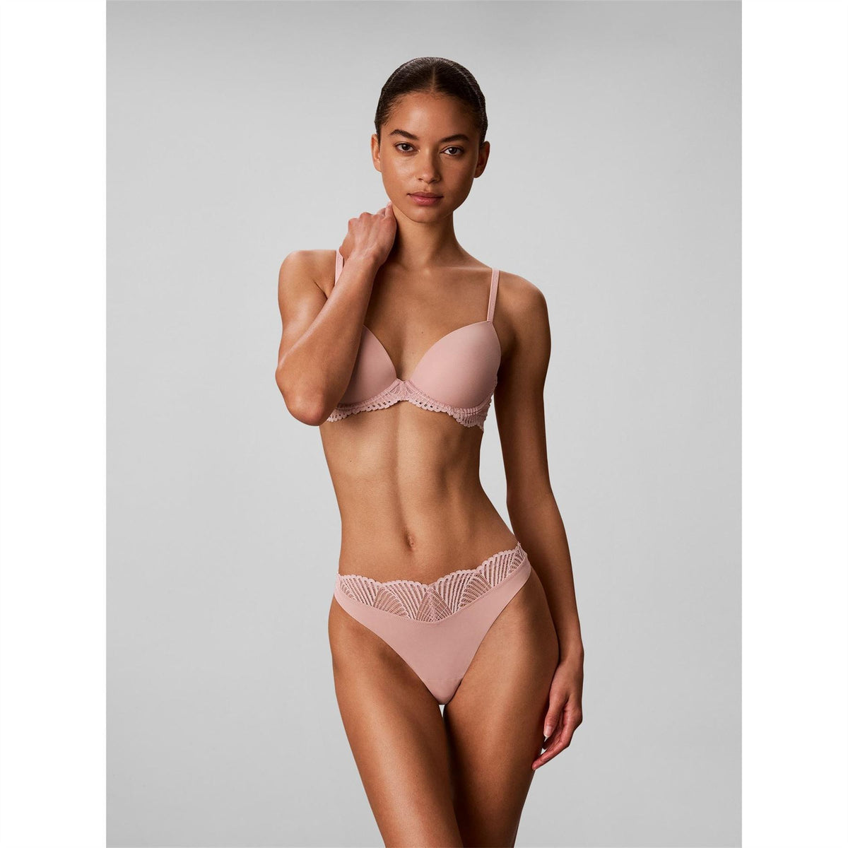 Calvin Klein Perf Fit Lace T Thong Brief