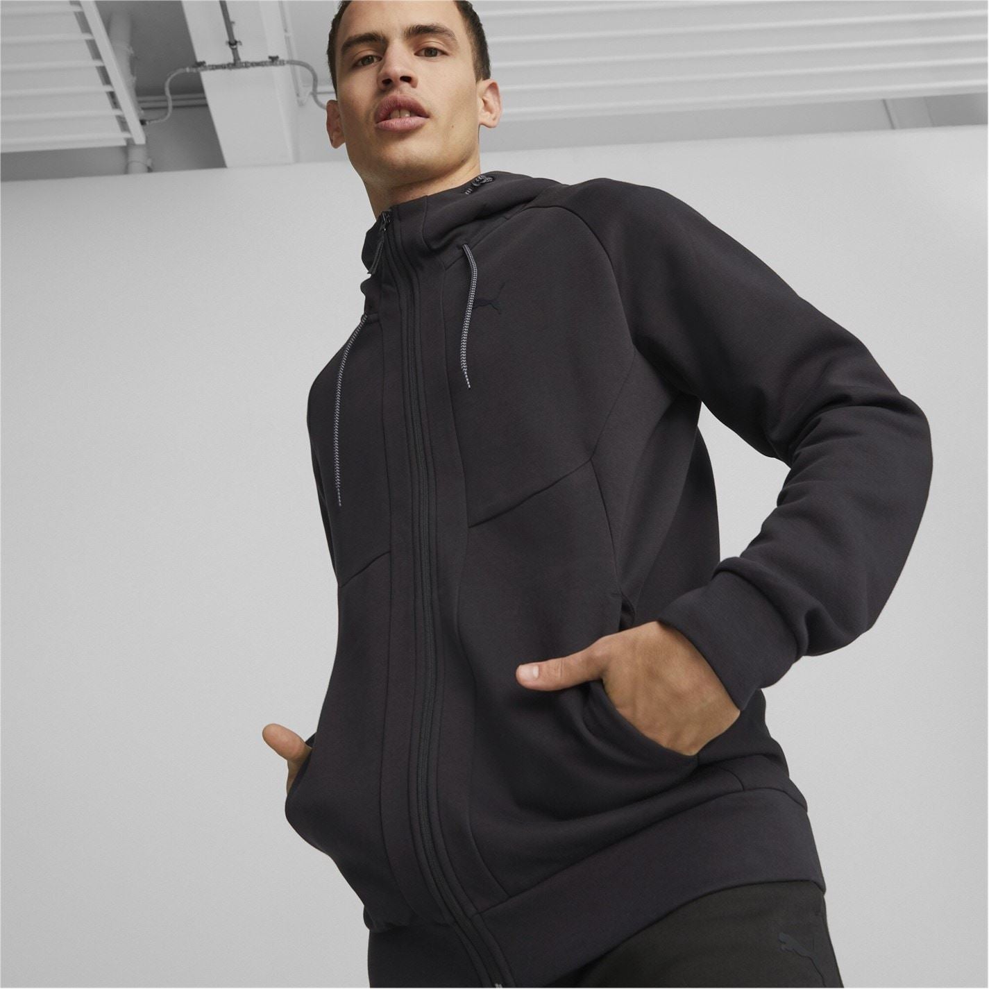 Puma Pumatech Hooded Sweat Jacket with Ribbed Cuff
