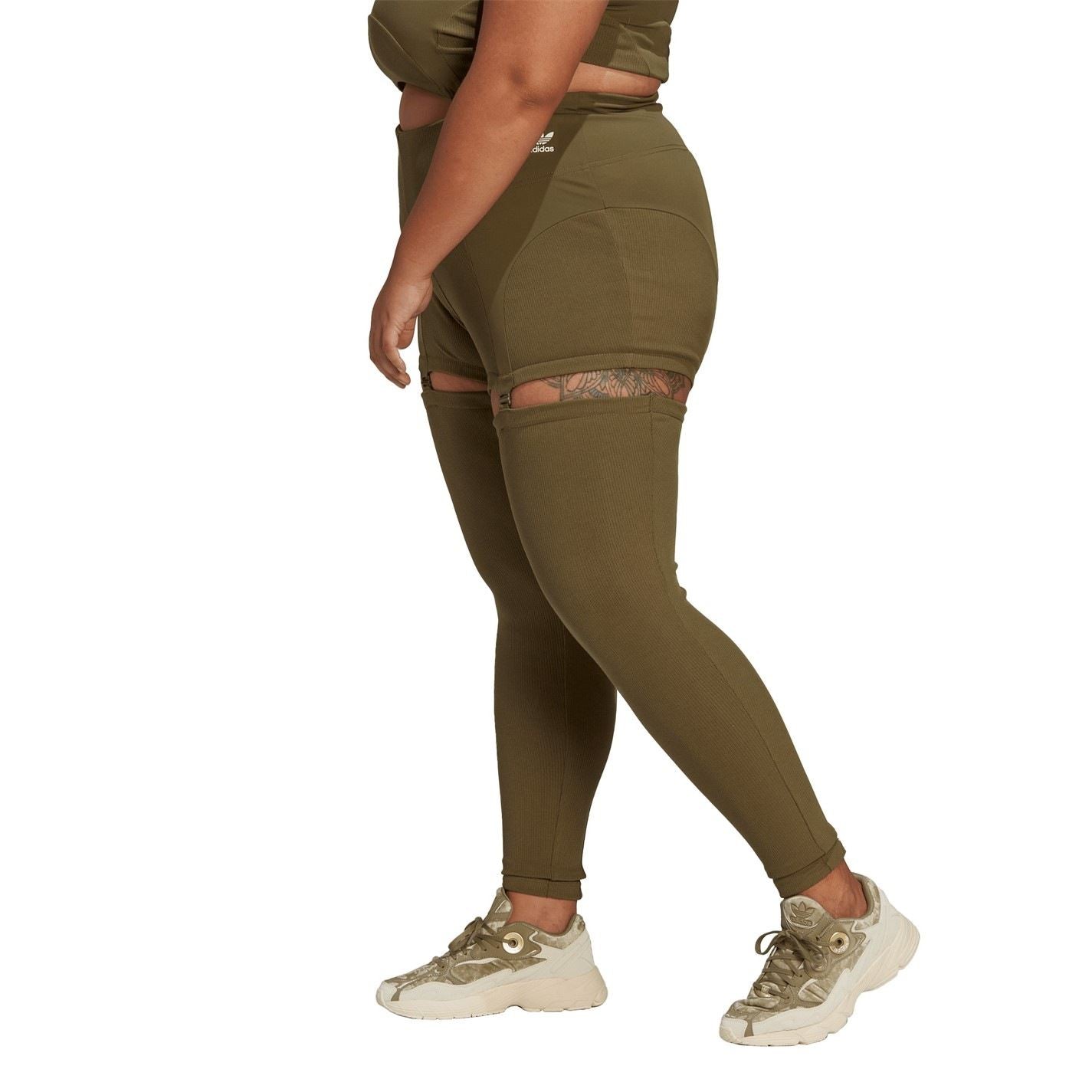 adidas Originals Womens Rib Two In One Leggings