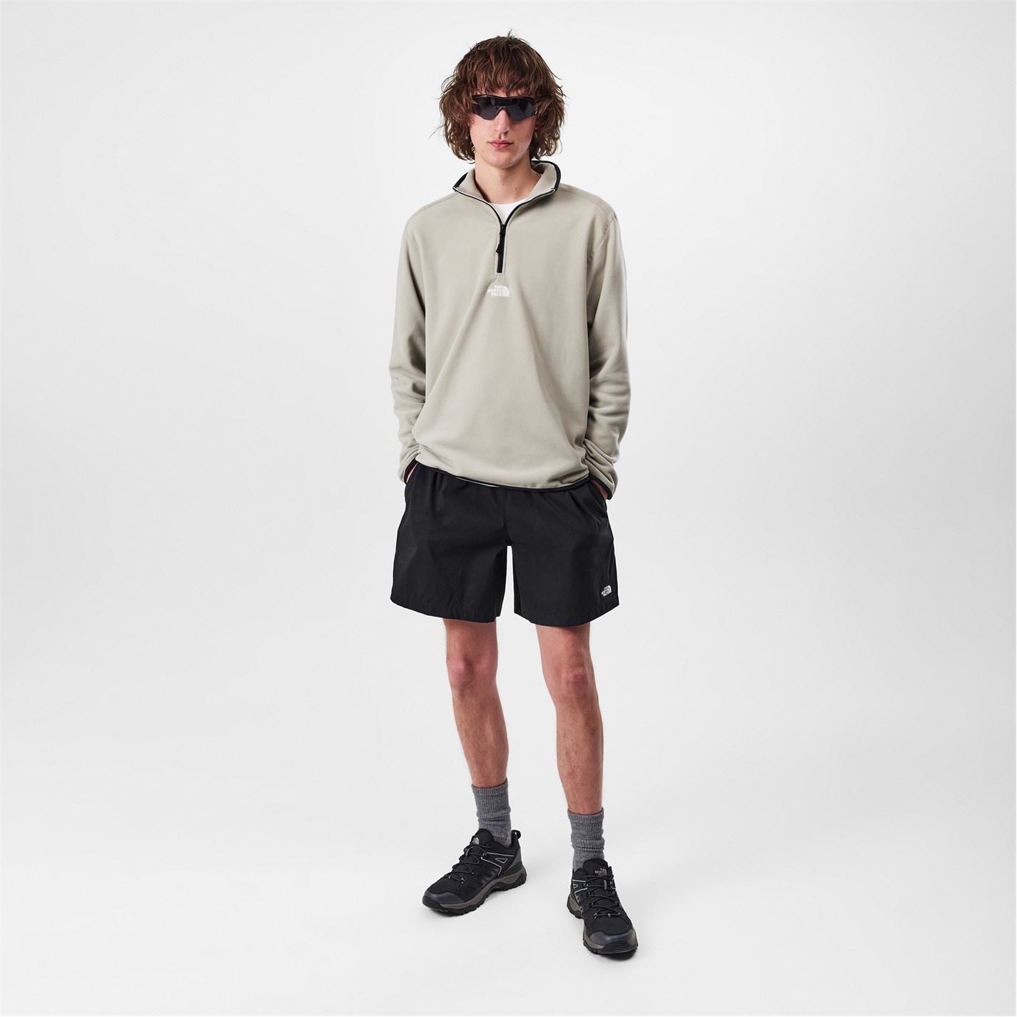 The North Face North Face M Glacier Quarter Zip   Embroidered Log