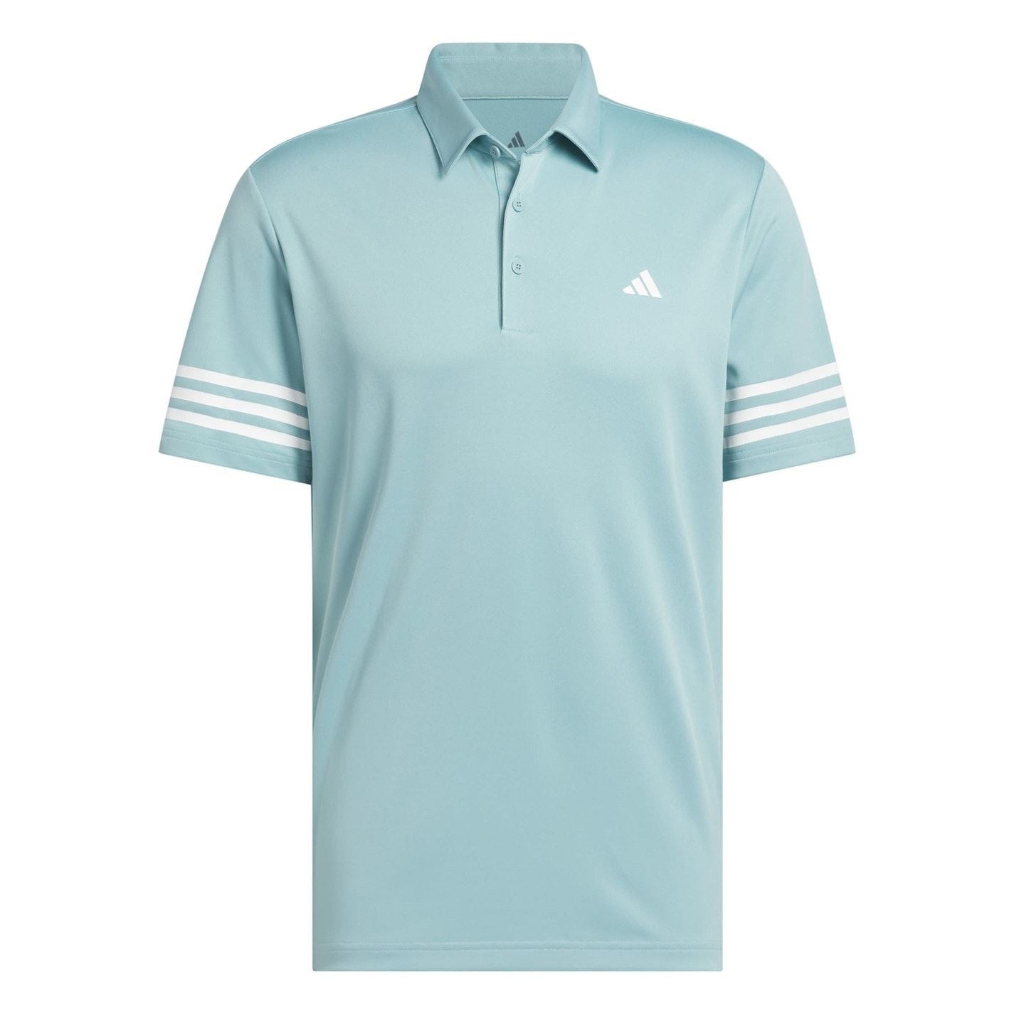 adidas Mens 3 Stripe Polo Shirt