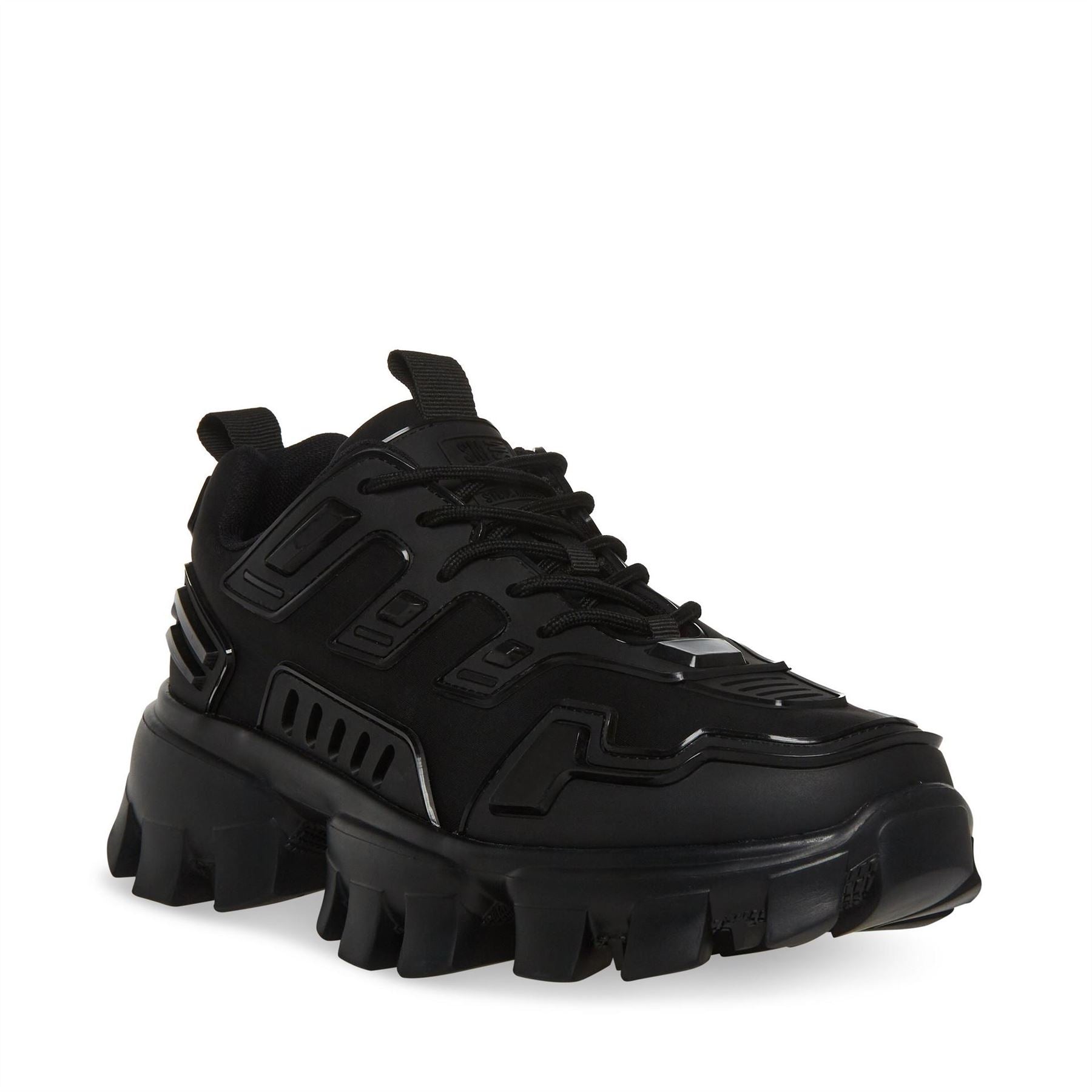 Steve Madden Prize Lace-Up Lug Sole Trainers