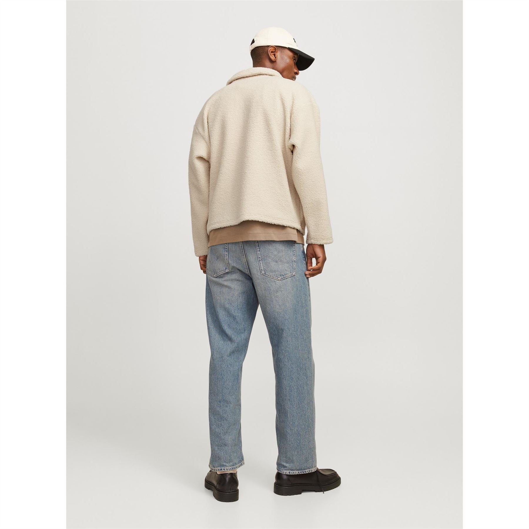 Jack and Jones Teddy Relaxed Fit Long Sleeve Sweater