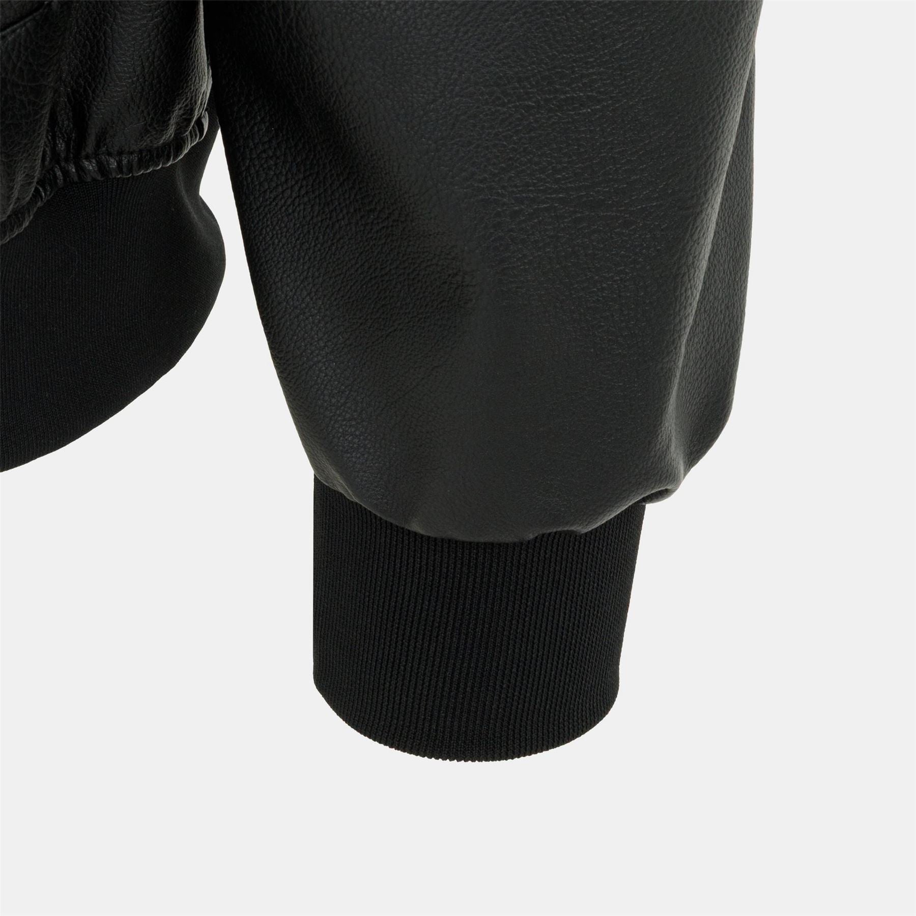 Firetrap Mens Pu Bomber