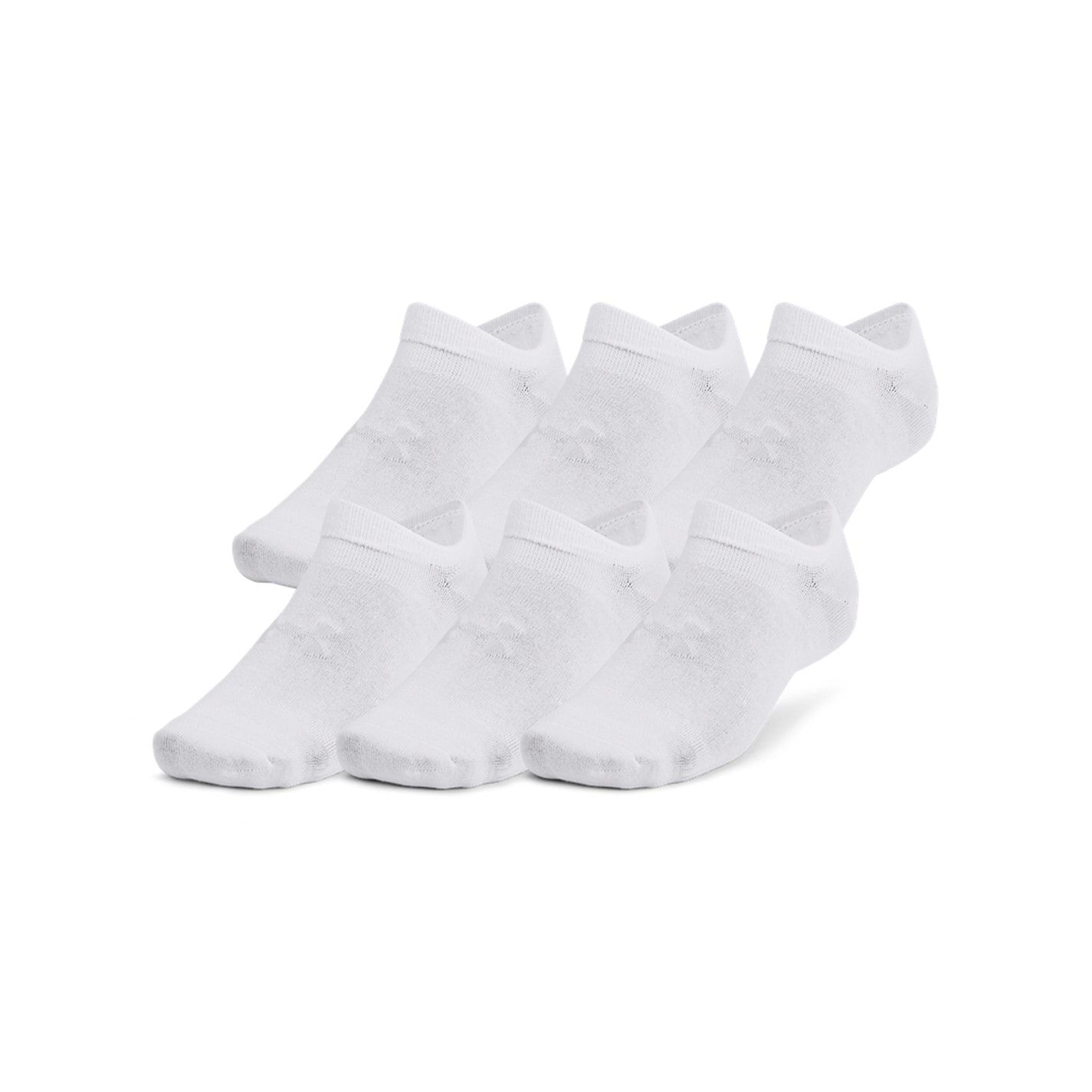 Under Armour Armour Essential 6 Pack No Show Socks Unisex