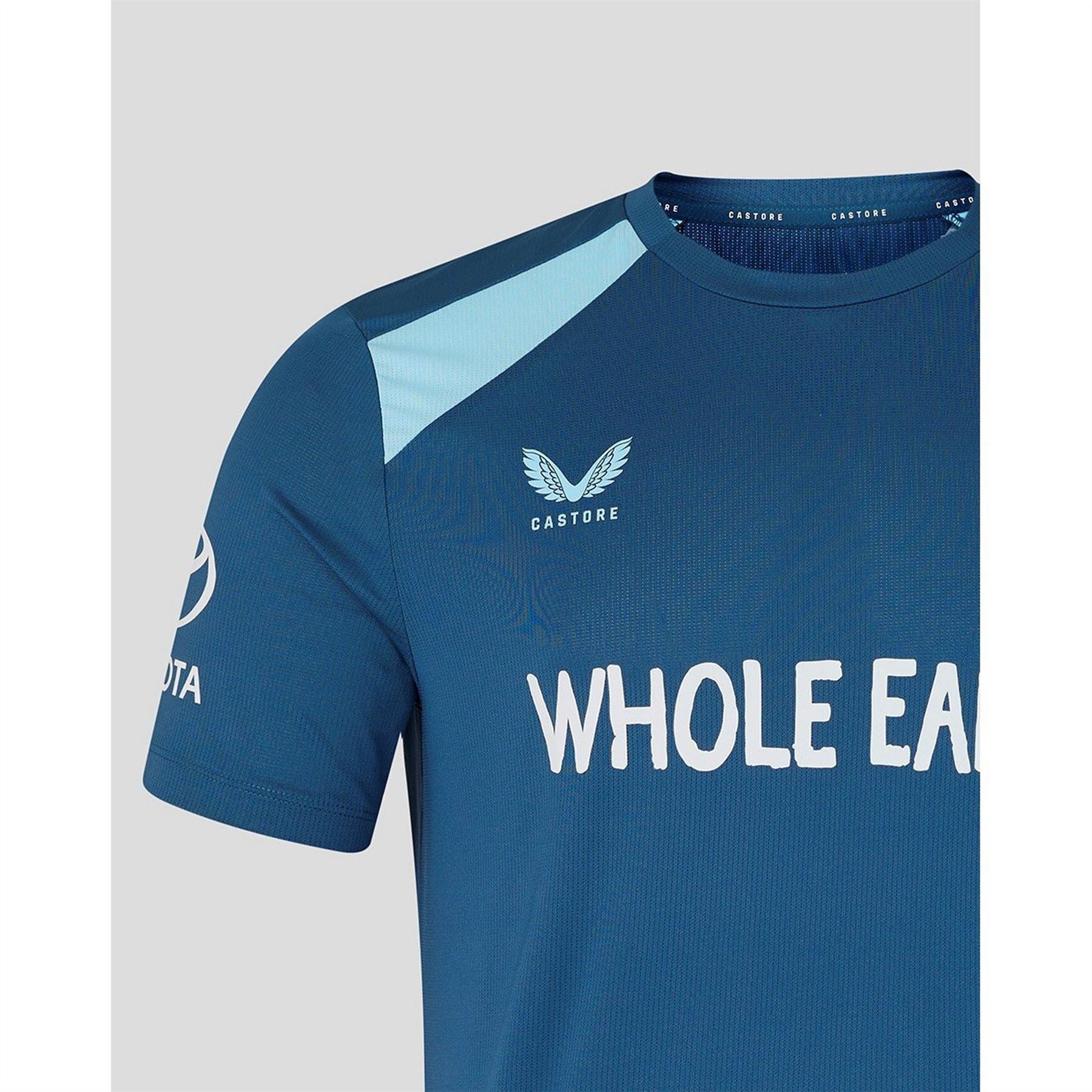Castore 26 27 England Cricket Training Short Sleeve Performance T Shirt