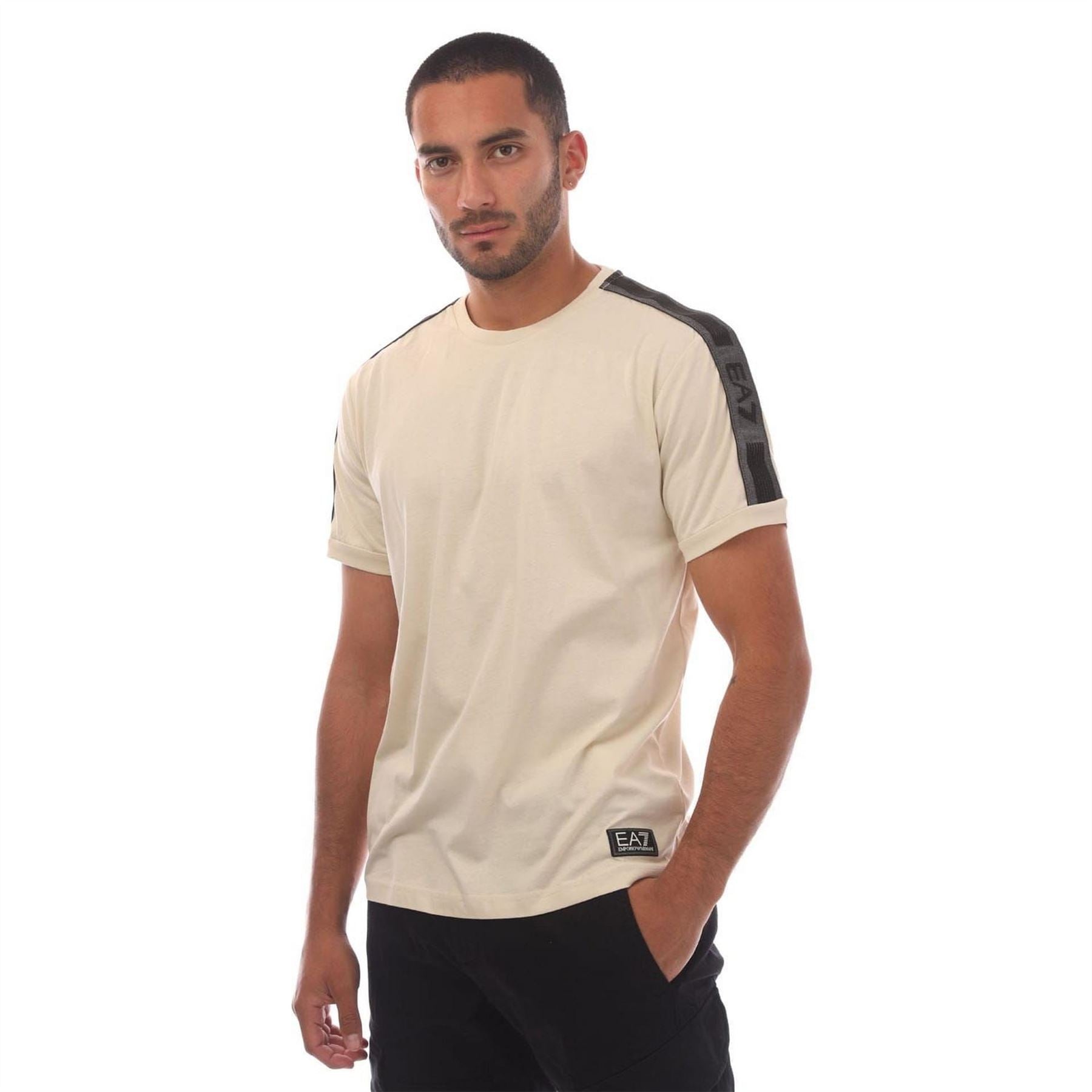 EA7 Series Cotton Jersey T-Shirt