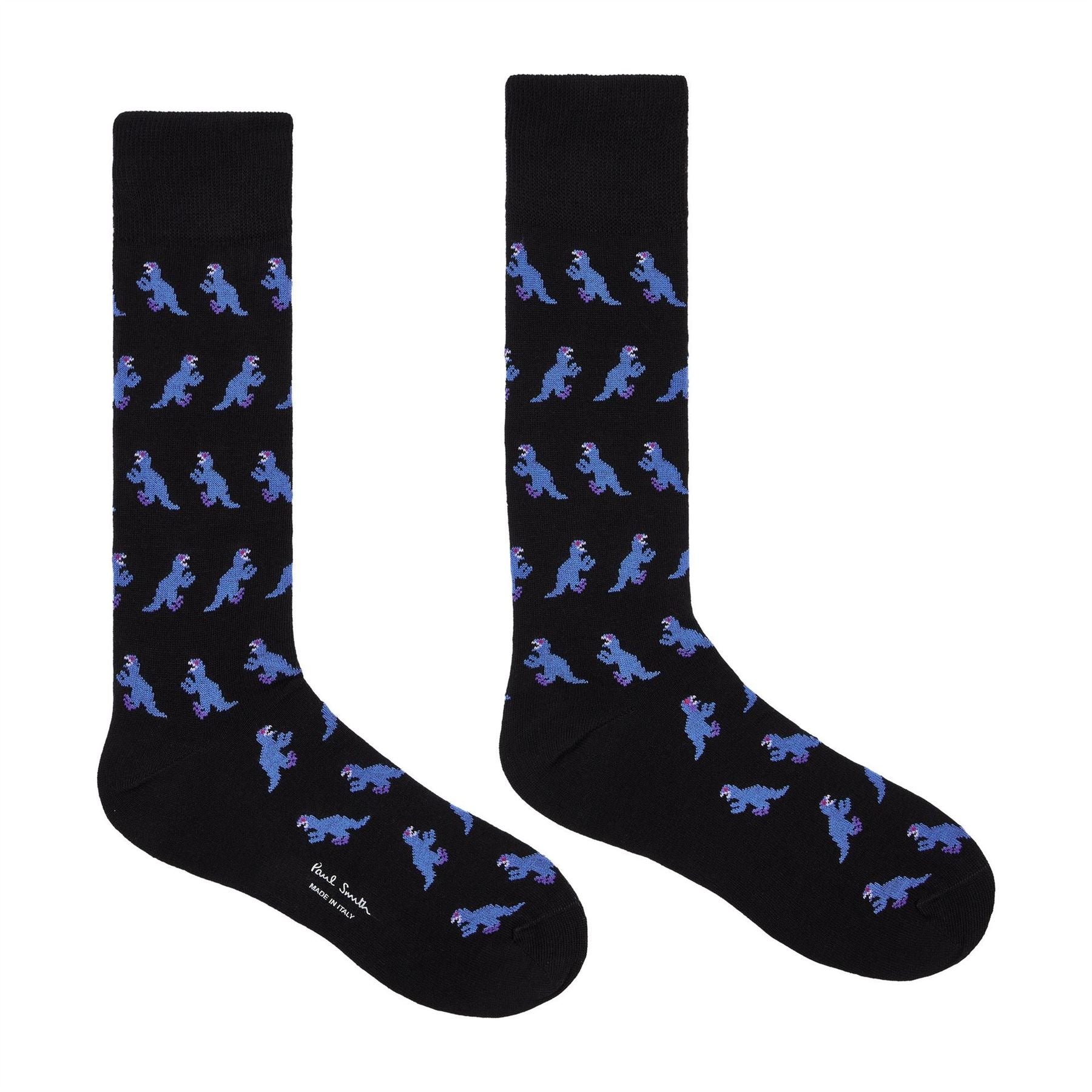 Paul Smith Animal Patterned Long Crew Socks