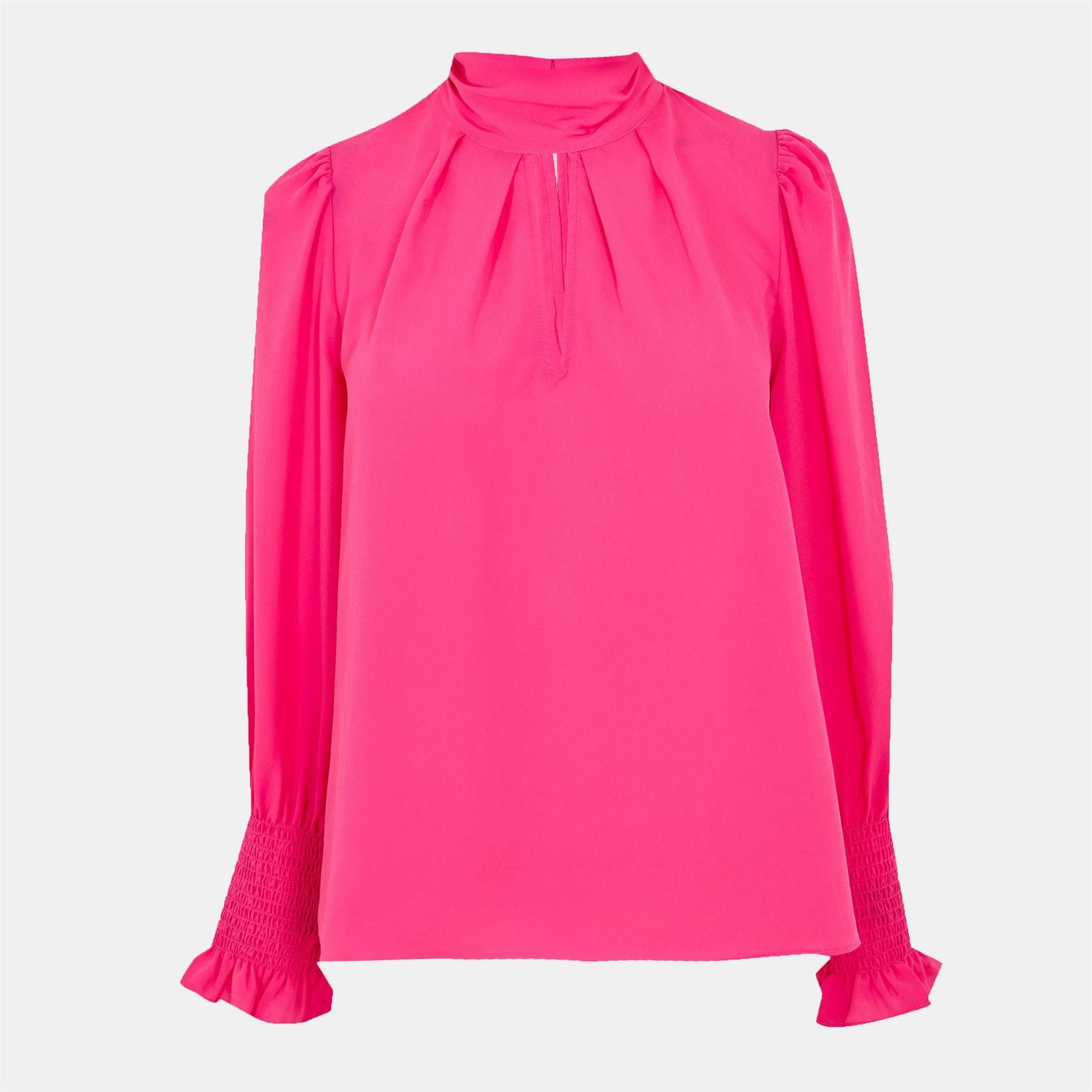 French Connection High Neck Regular Fit Blouse