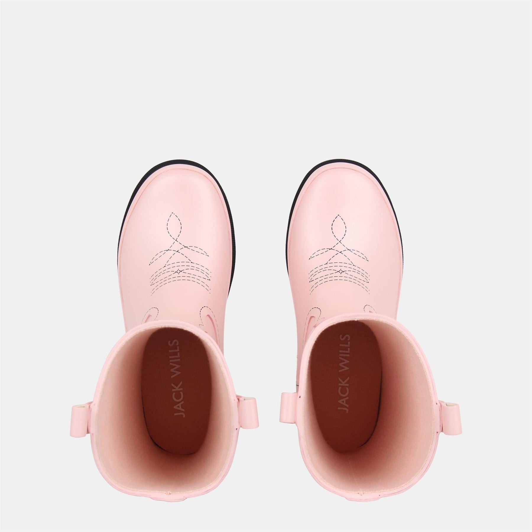 Jack Wills Cowboy Wellington Boots with Lug Sole