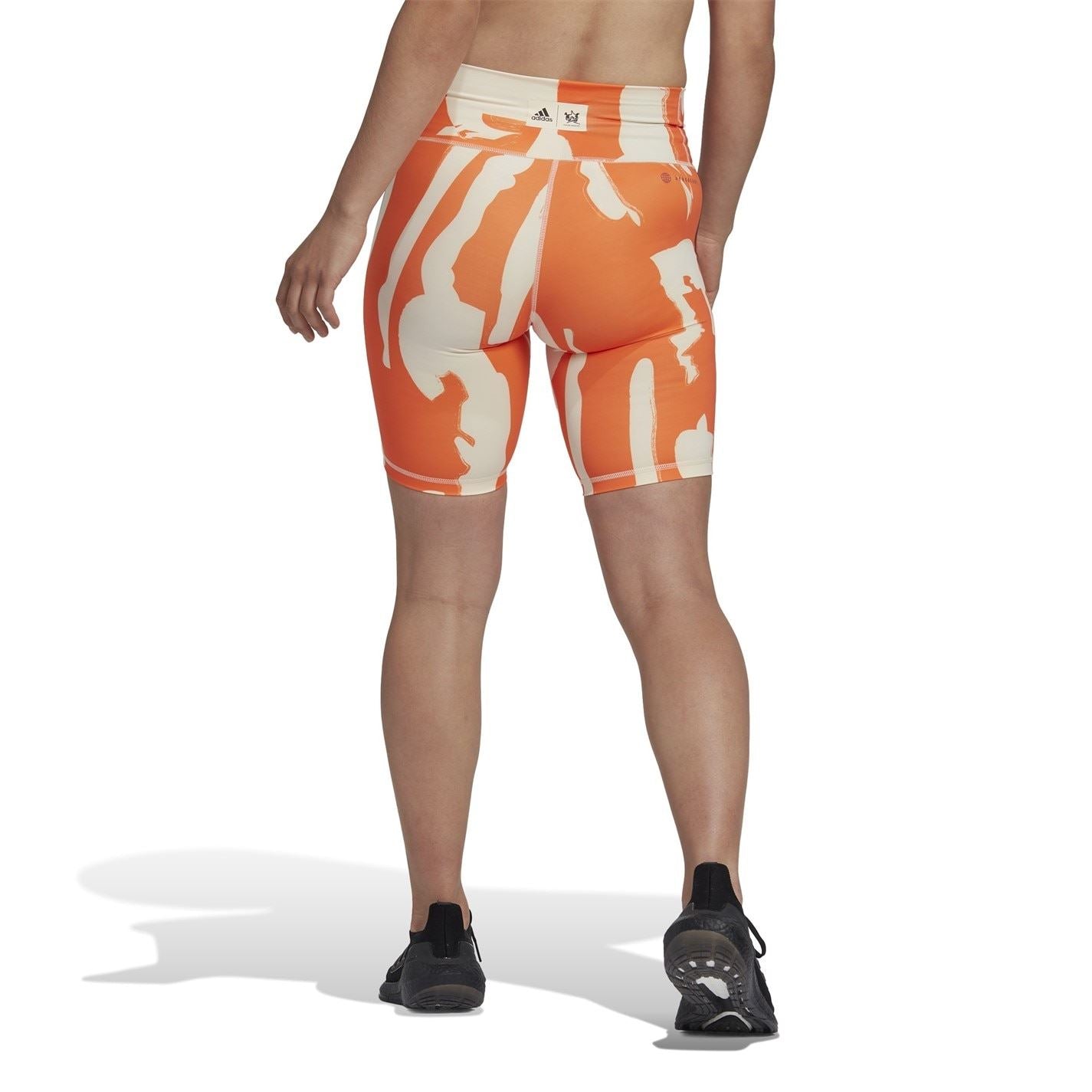 adidas Originals Snug Fit Biking Graphic Print Shorts