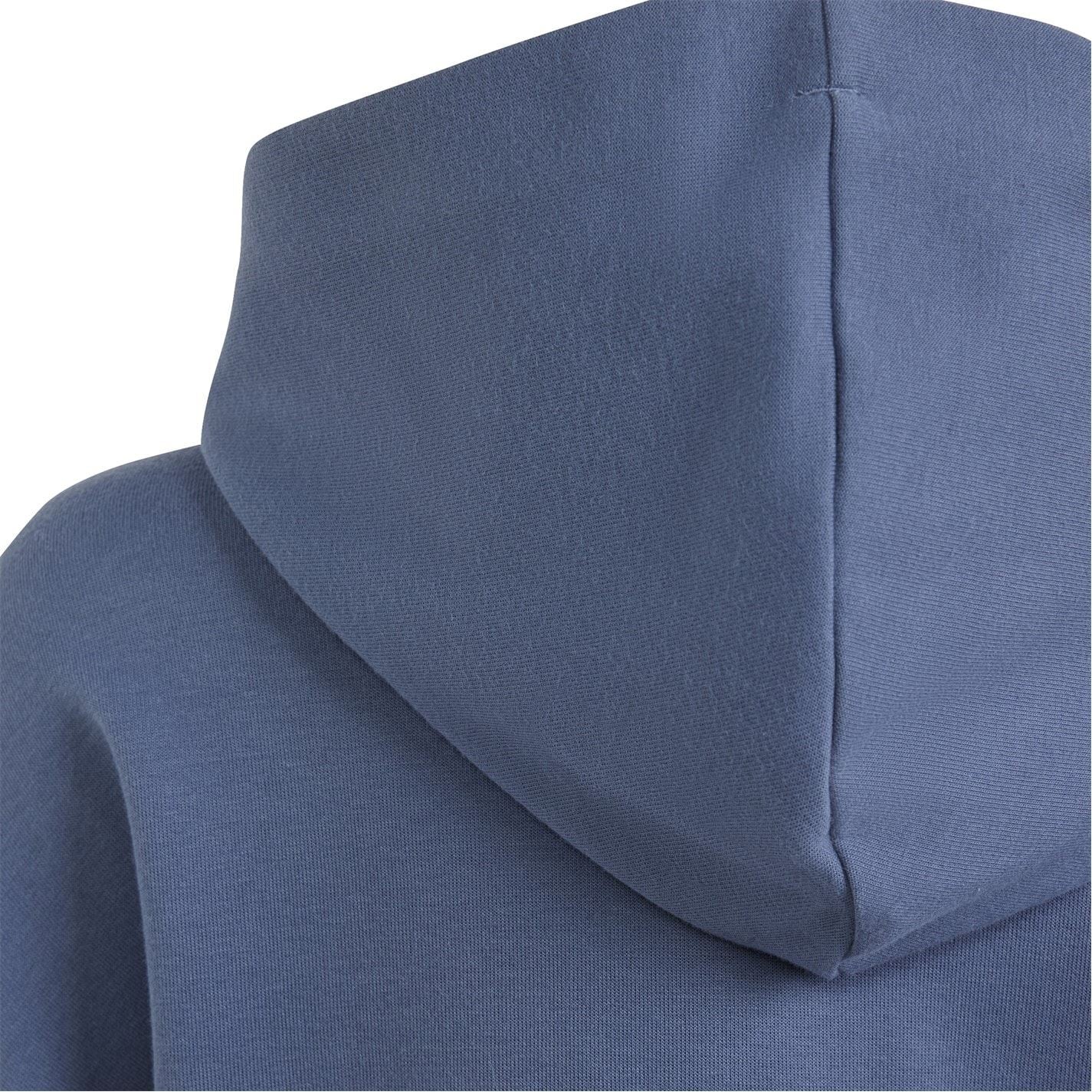 adidas Boys Hooded Neck Drop Shoulder Sweatshirt