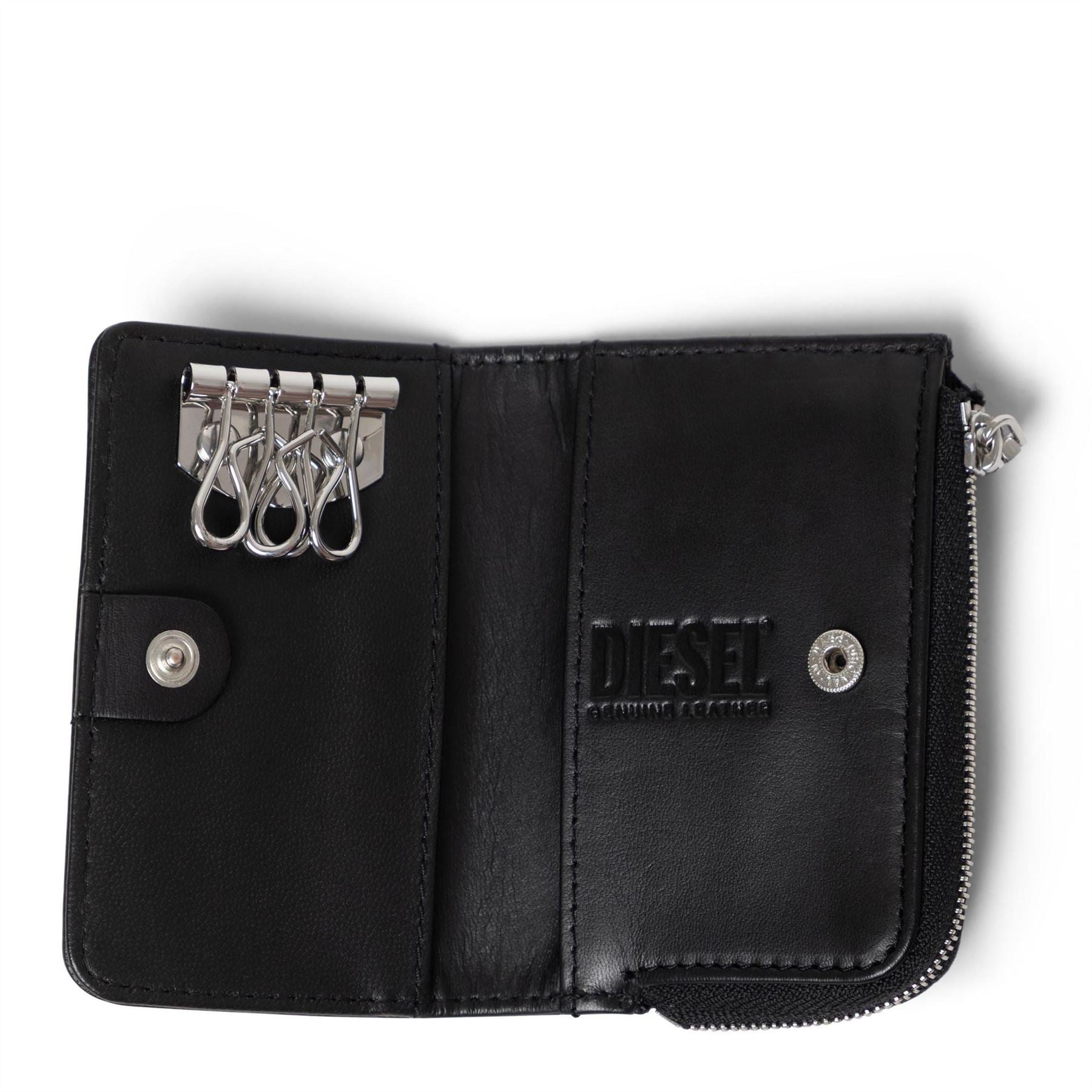 Diesel L Zip Keyring