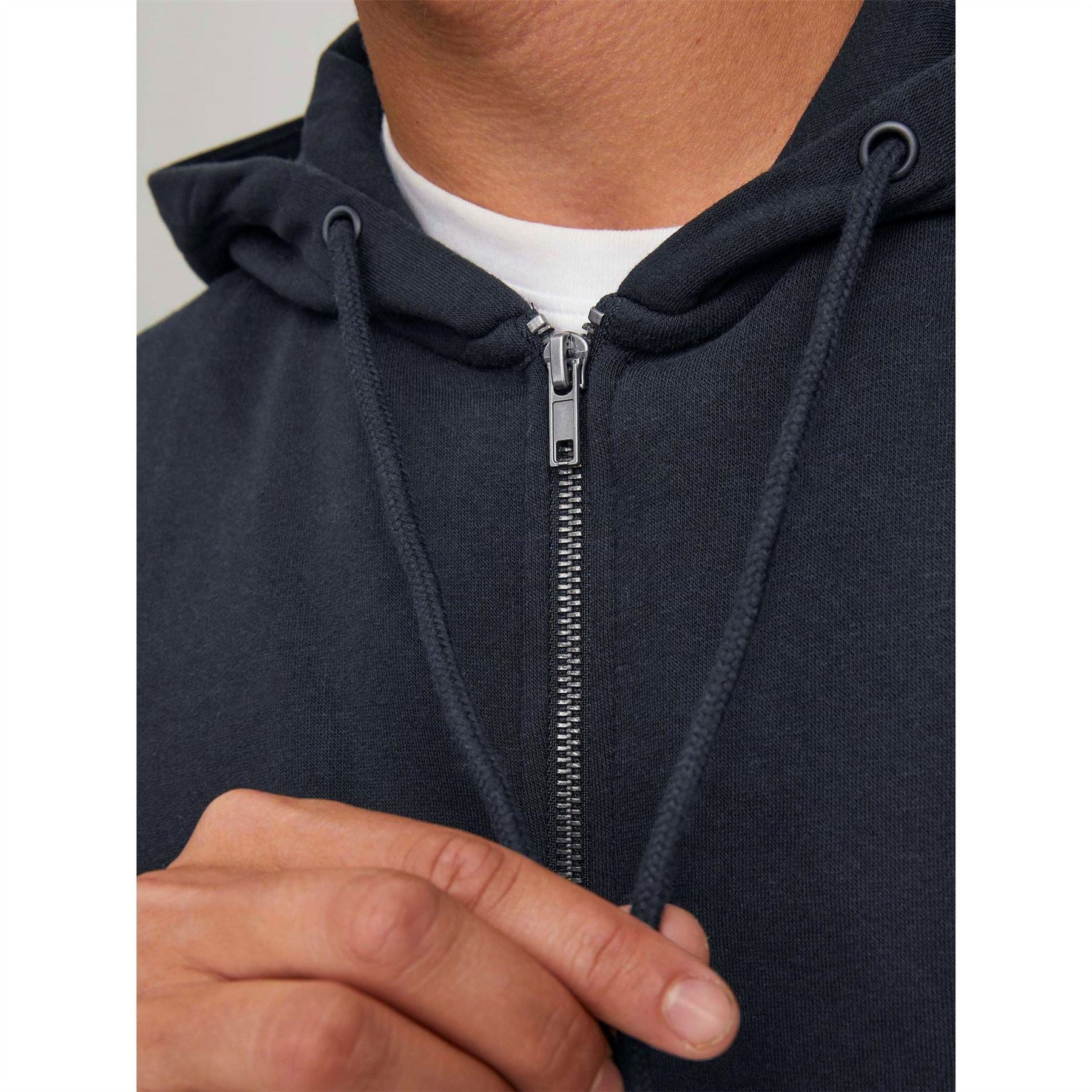 Jack and Jones Bradley Kangaroo Pocket Hooded Long Sleeve Sweatshirt