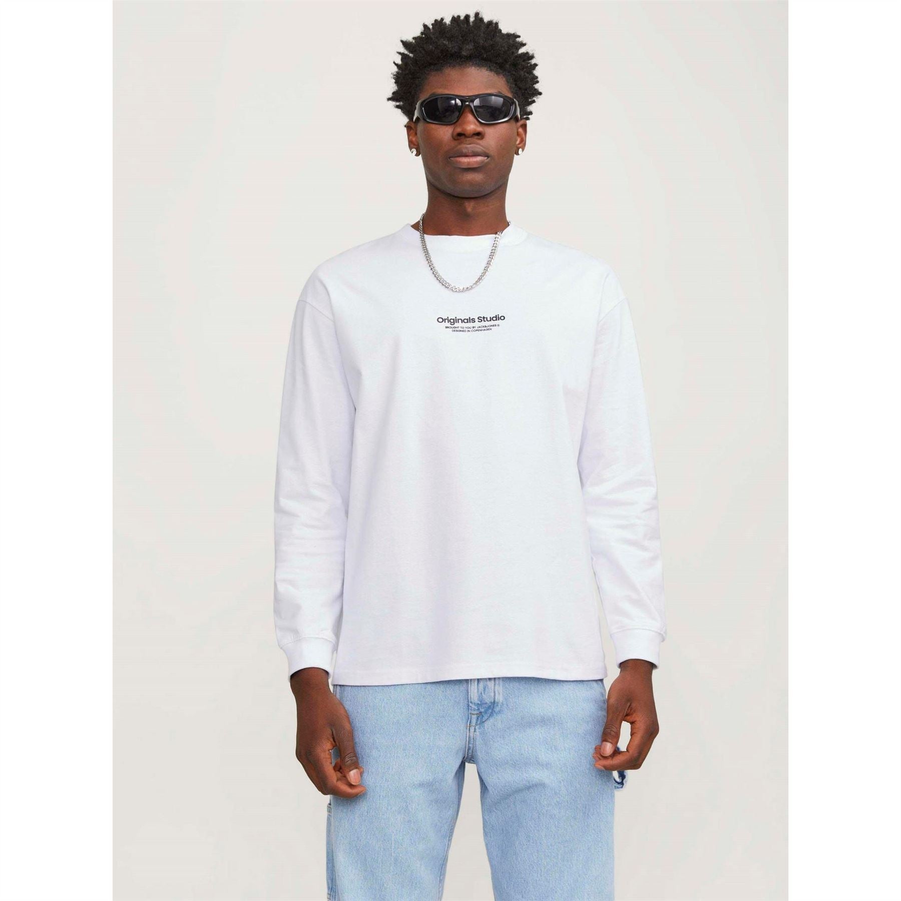 Jack and Jones Long Sleeve Crew Neck T-Shirt