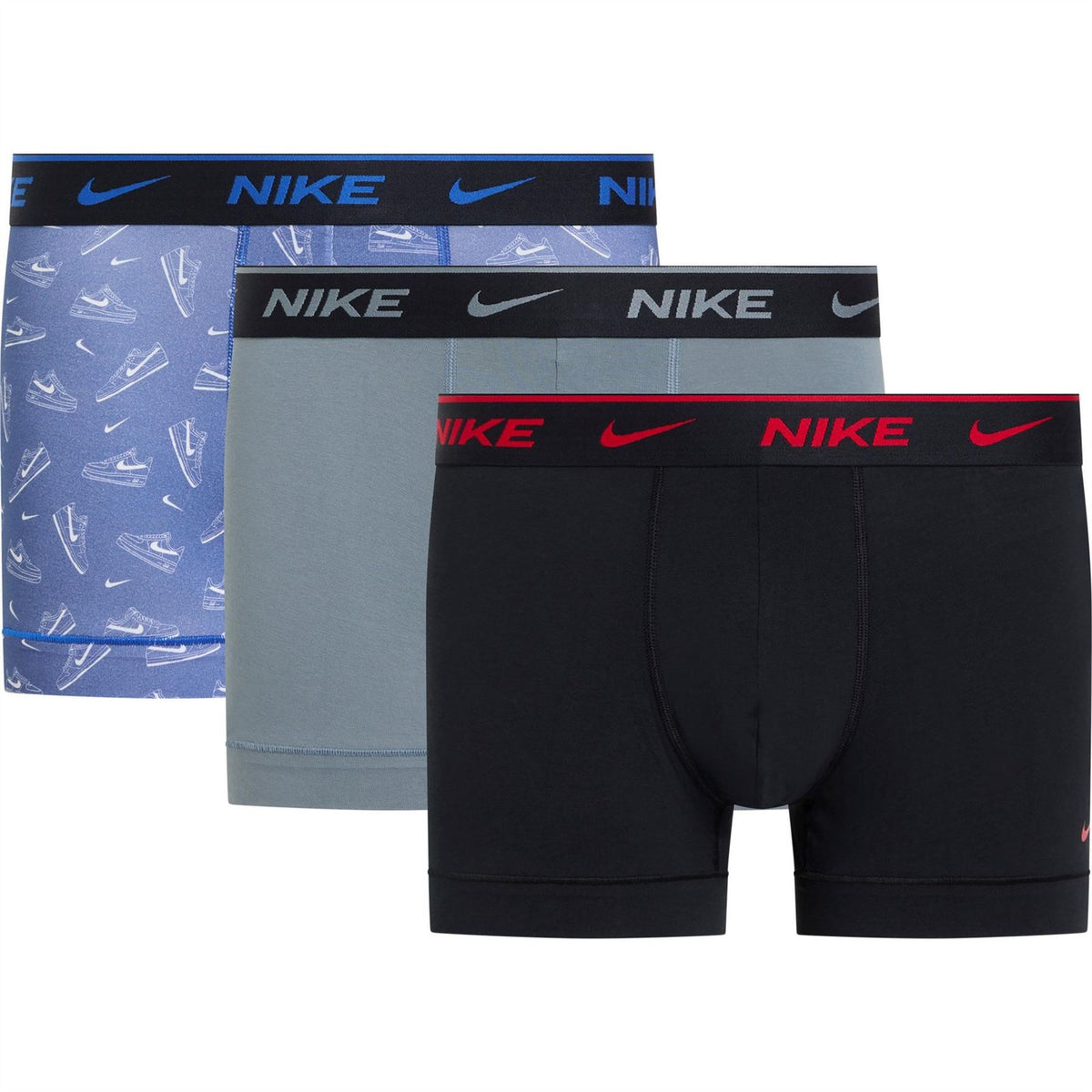 Nike Mens 3 Pack Everyday Cotton Trunks