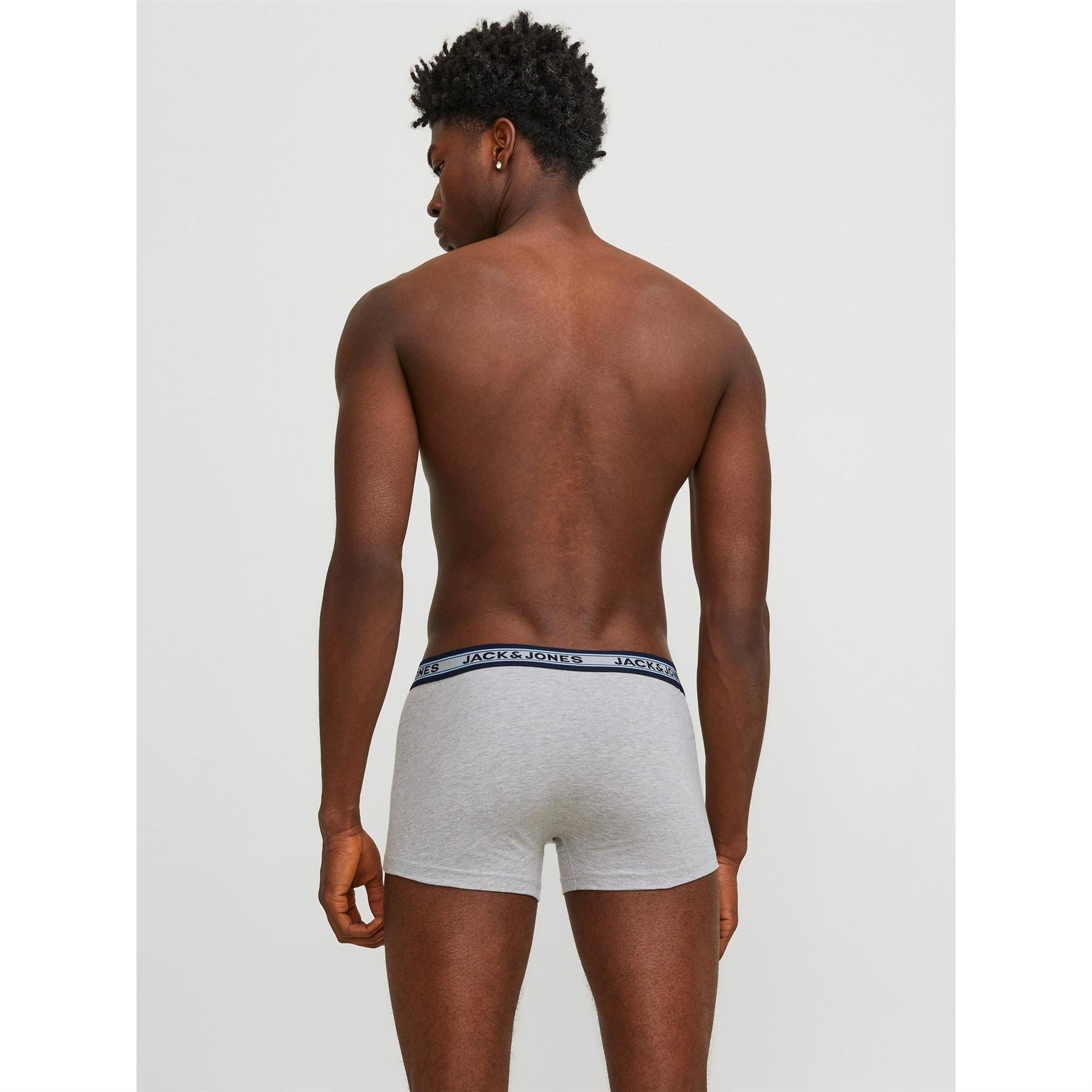 Jack and Jones Mens Solid 10 Pack Boxer Trunks