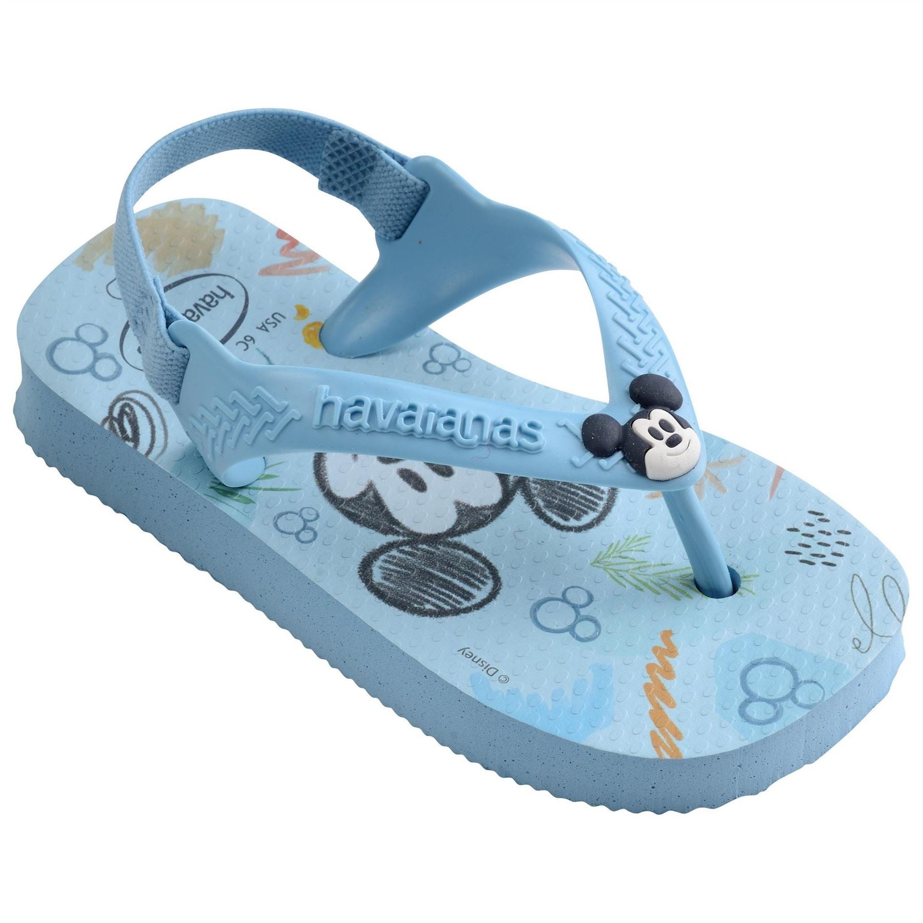 Havaianas Mickey Mouse Cartoon Flip Flops