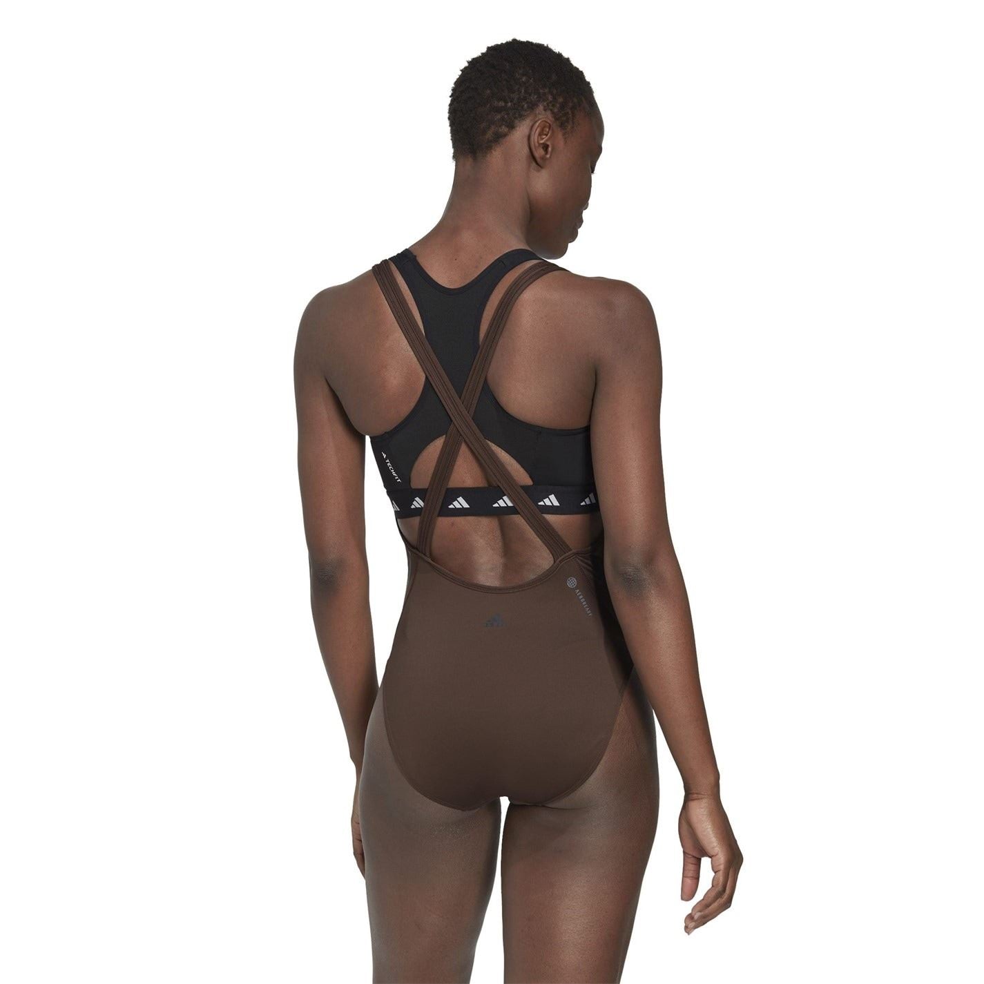 adidas Womens Train Icons 3 Stripe Leotard