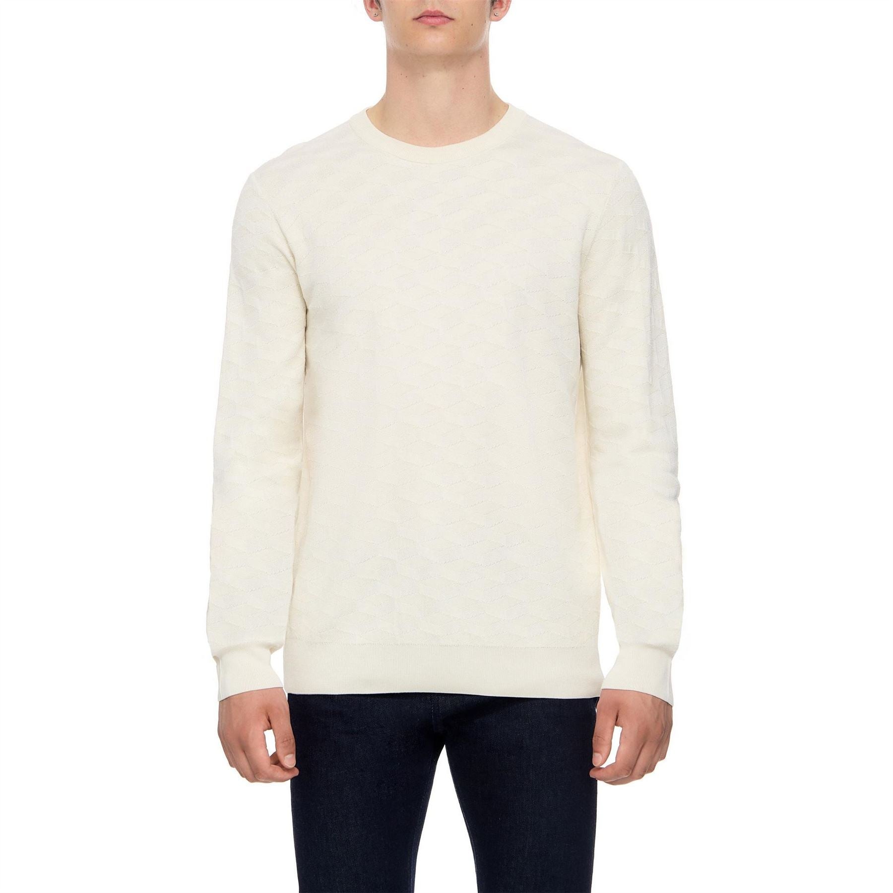 Boss Regular Fit Long Sleeve Sweater