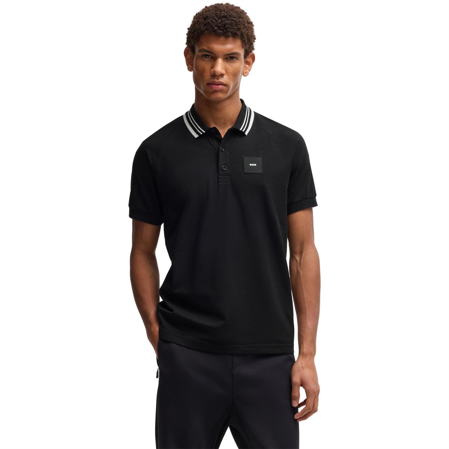 Boss Hbg Paddy Rib Polo Shirt, Sporty Sophistication