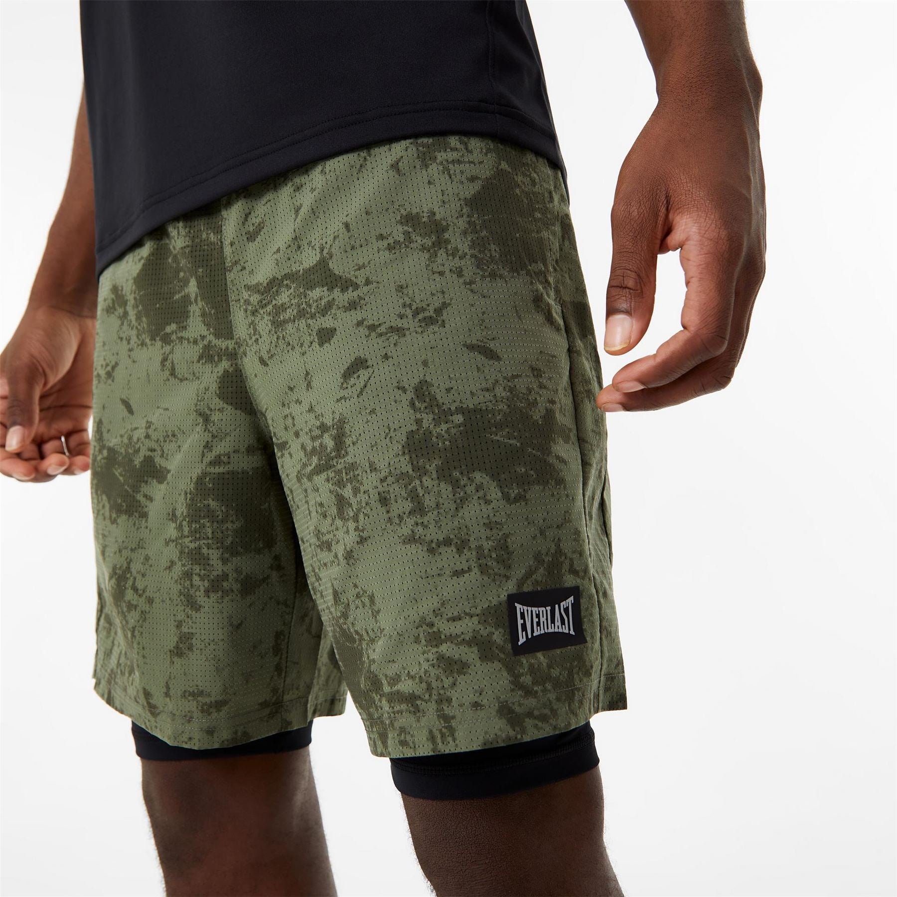 Everlast Mens 2 In 1 Shorts