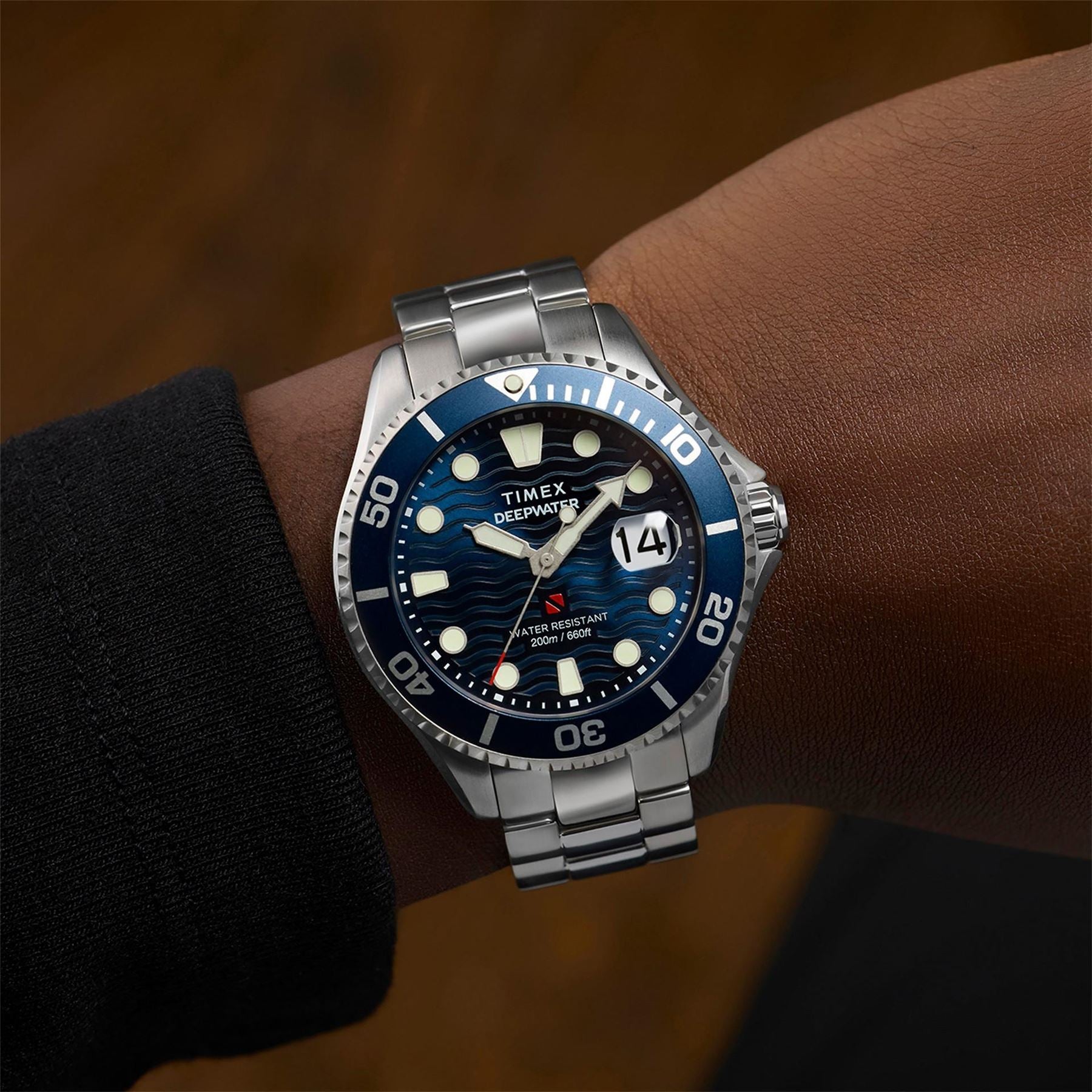 Timex Deepwater Water Resistant Analogue Quartz Watch