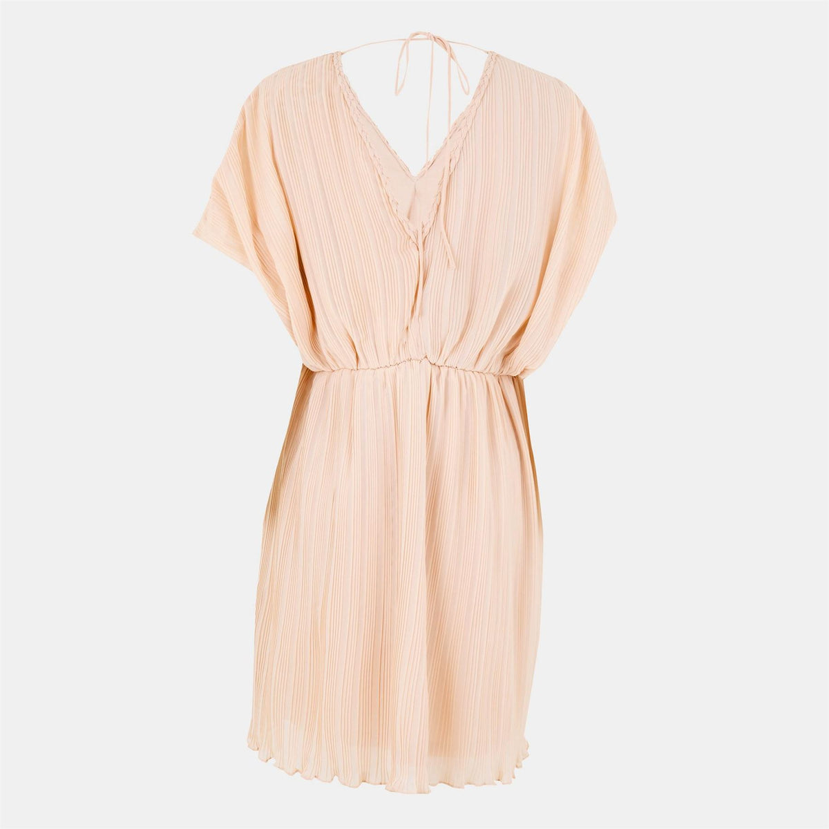 French Connection Chathia V-Neck Short Sleeve Mini Dress