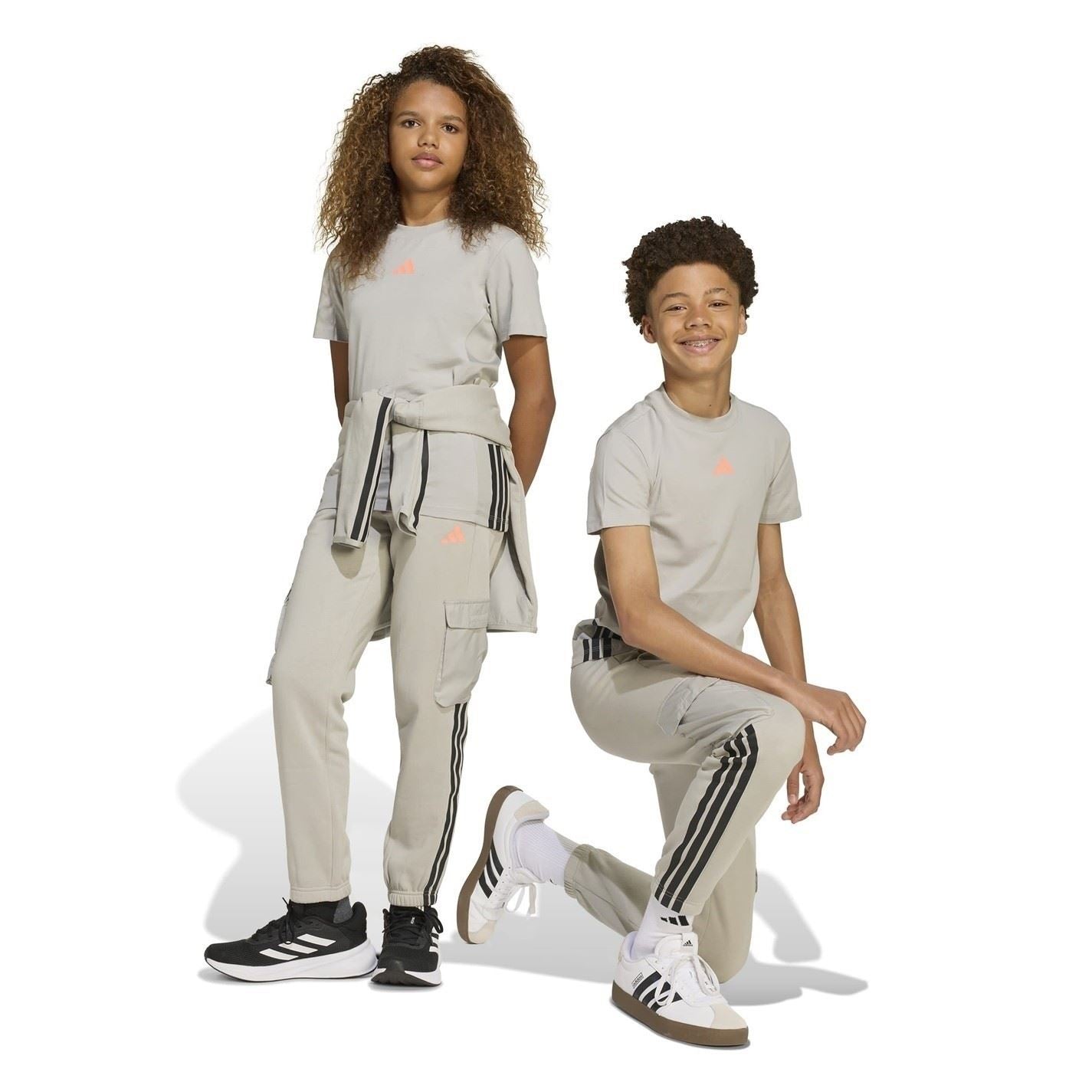 adidas Utility Fleece Cargo Joggers Juniors