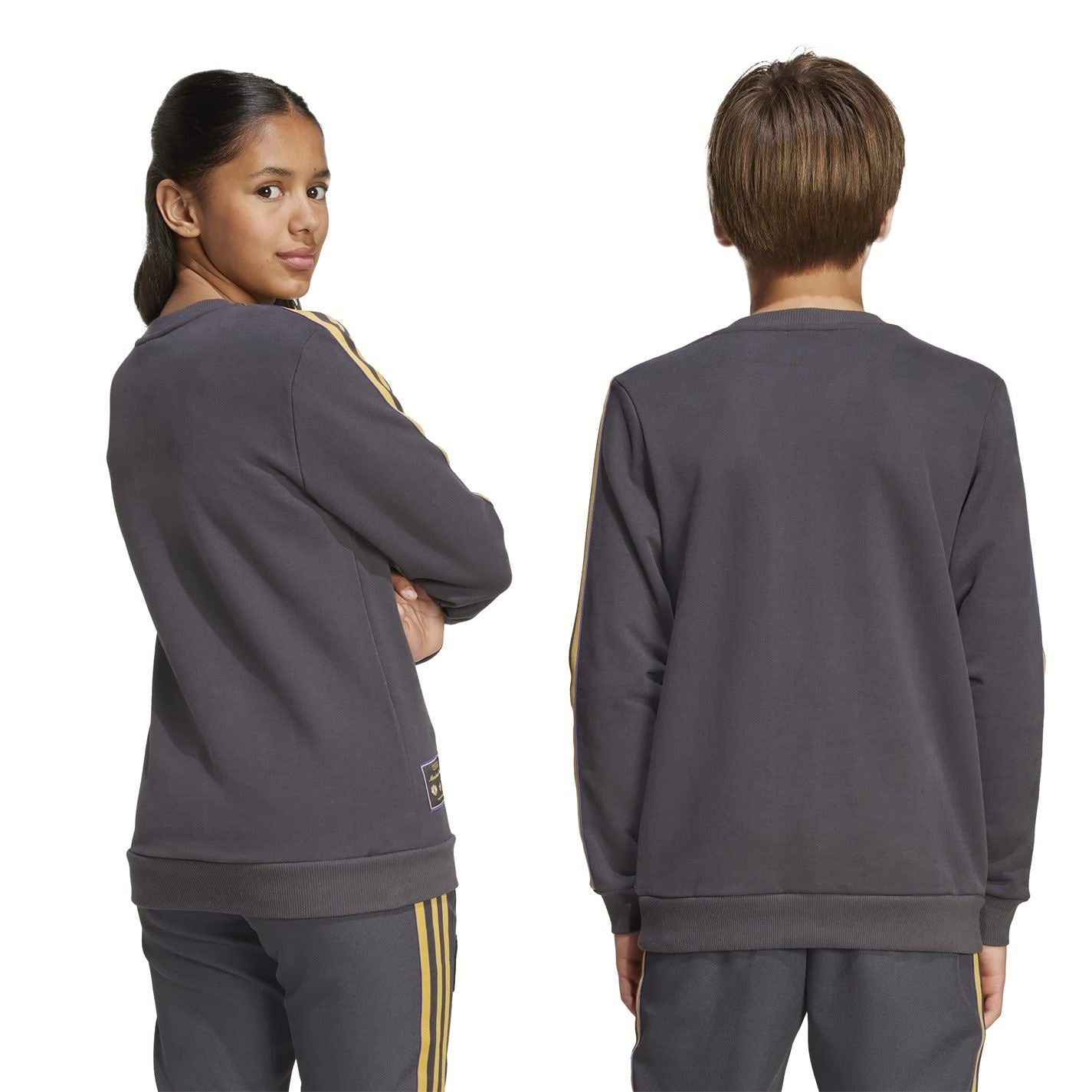 adidas Manchester United Icons Crew Sweater Juniors