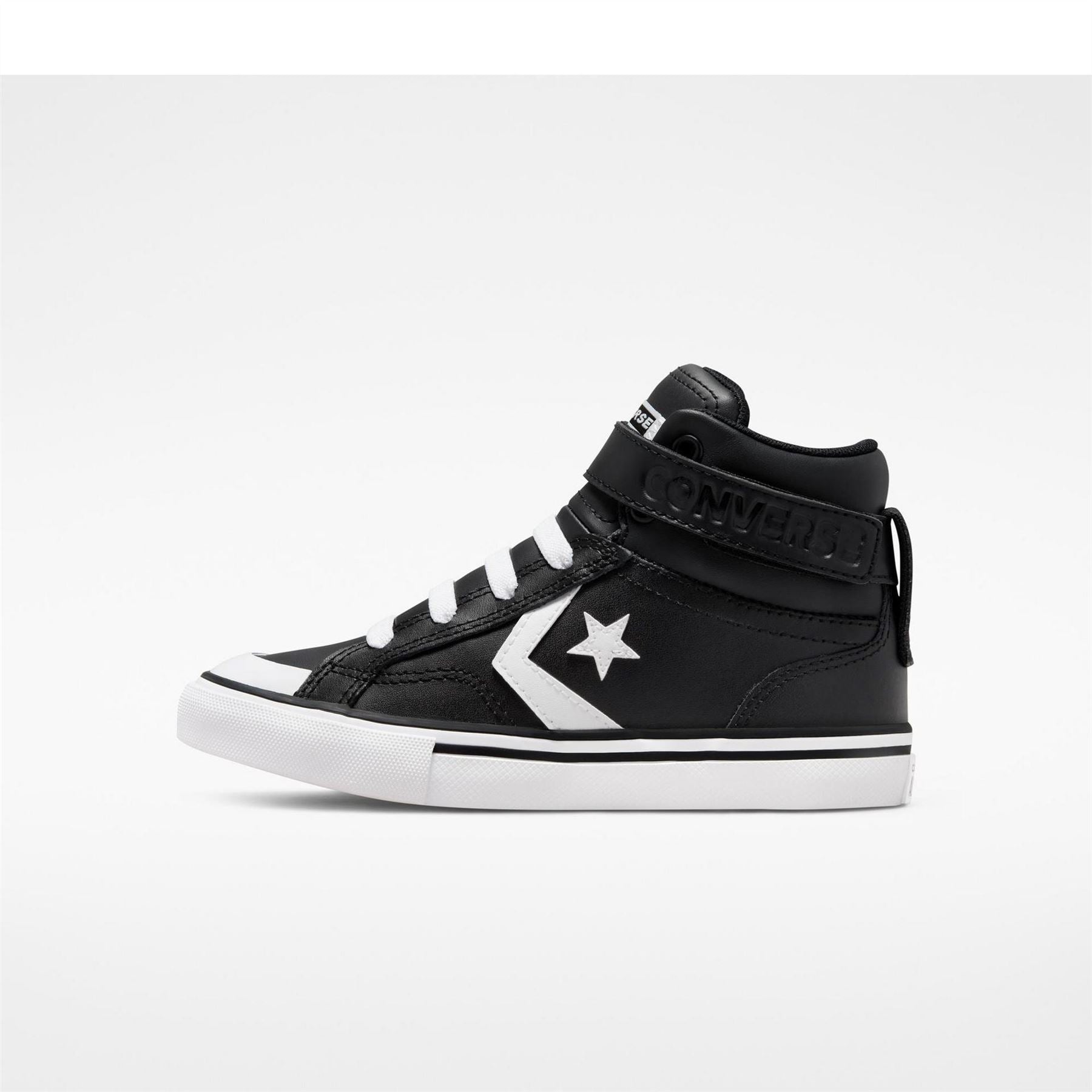 Converse Kids Pro Blaze Strap Leather High Top Trainers