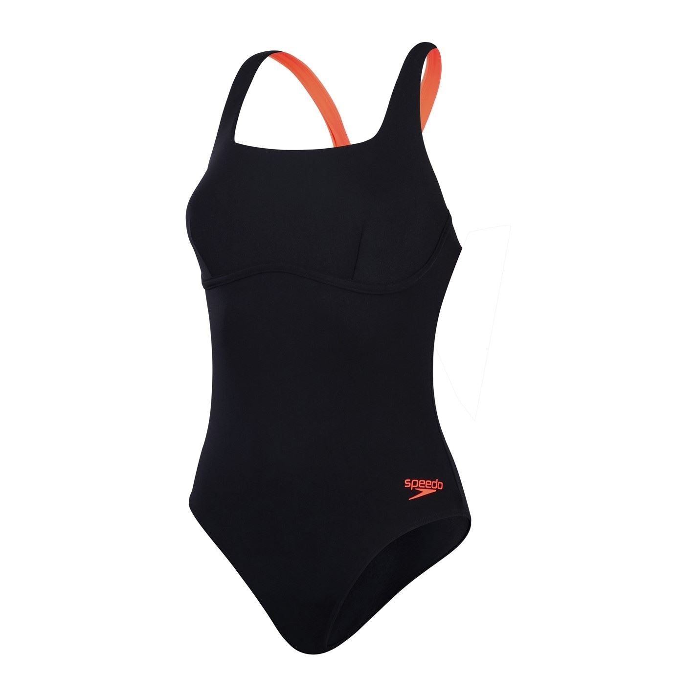 Speedo Square Neck Regular Fit Swimsuit
