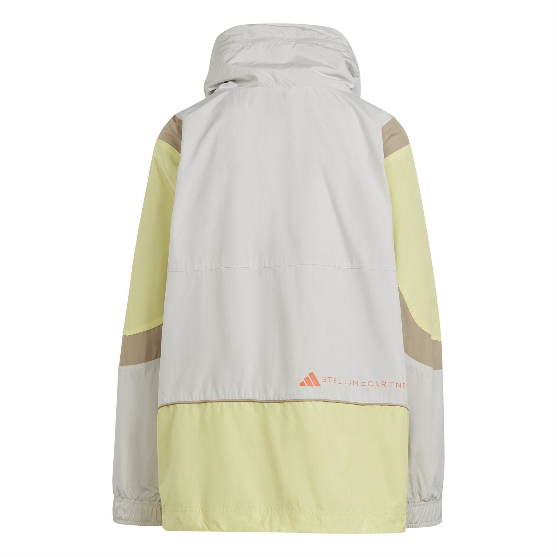 adidas Color Block Hooded Drawstring Windbreaker