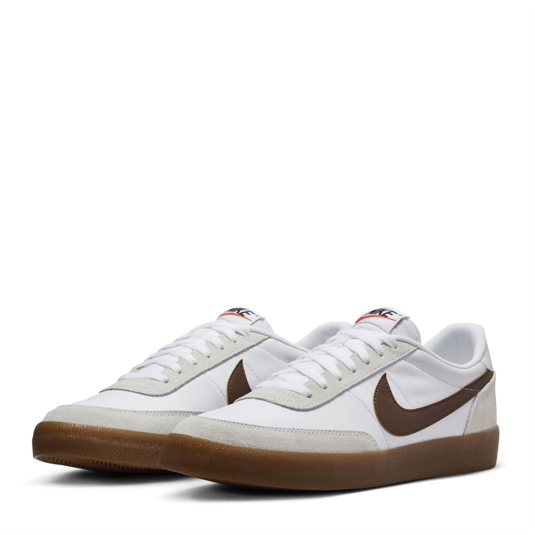 Nike Leather Low Top Flat Heel Sneakers