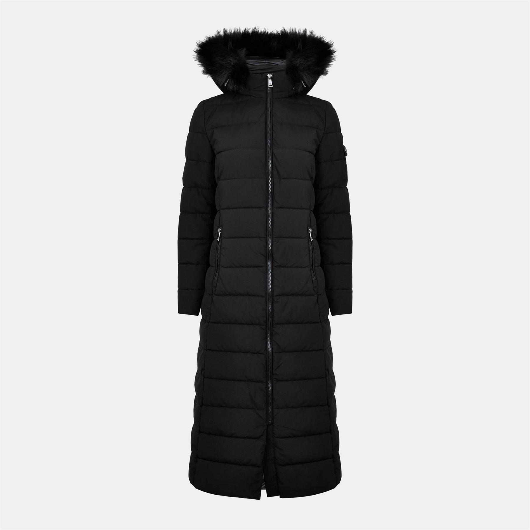 Lauren by Ralph Lauren Real Leather Long Puffer Jacket