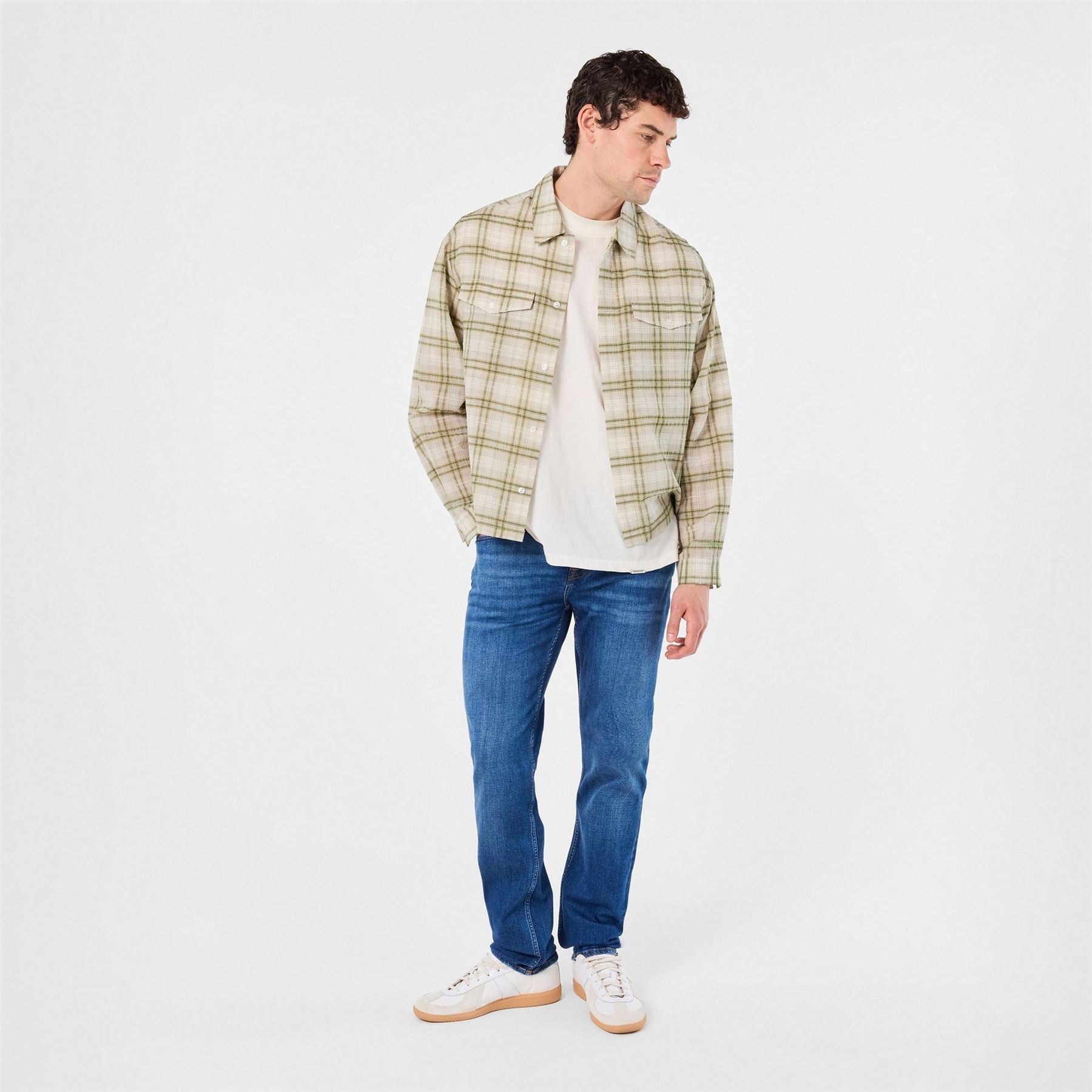 7 For All Mankind Five Pocket Straight Leg Jeans