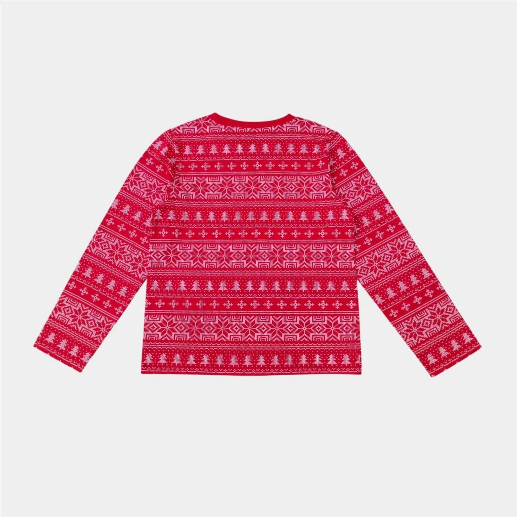 Linea Kids Fairisle Christmas Cotton Long Sleeve Pyjama Sets