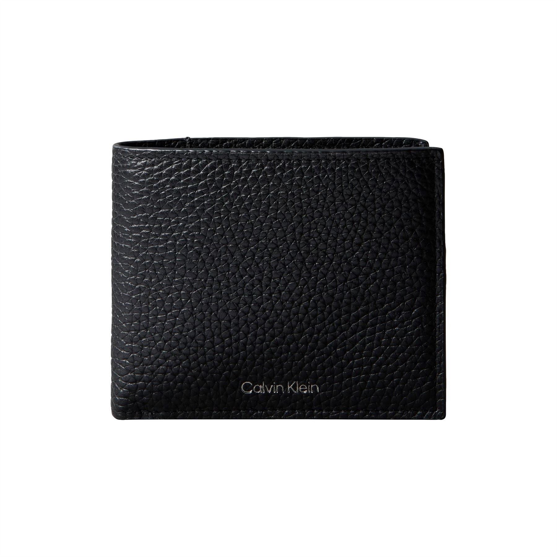 Calvin Klein Embossed Logo Leather Wallet With Coin Pouch