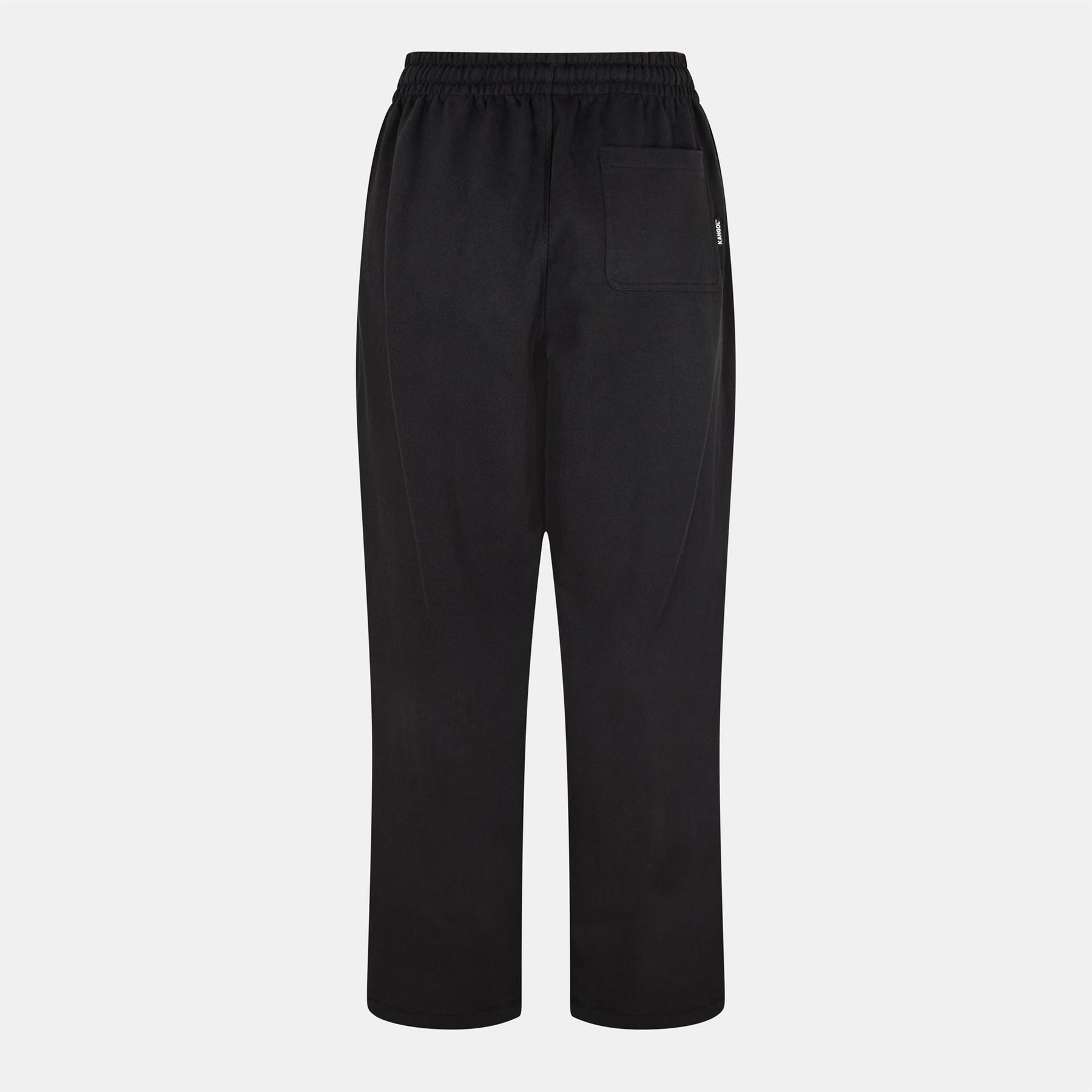 Kangol Wide Leg Closed Hem Jersey Joggers