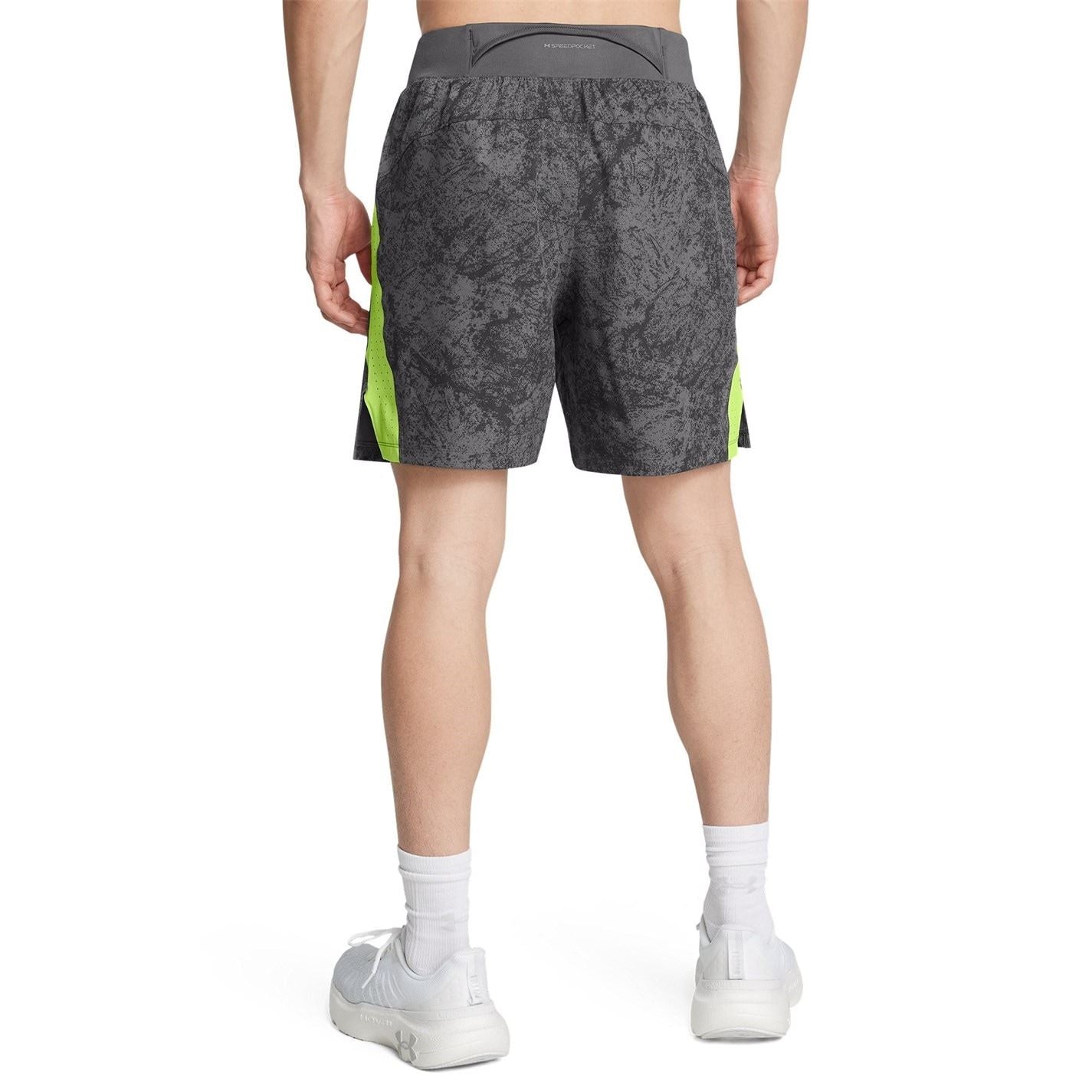 Under Armour Mens Armour Ua Launch Pro 7 Printed Shorts Running Shorts