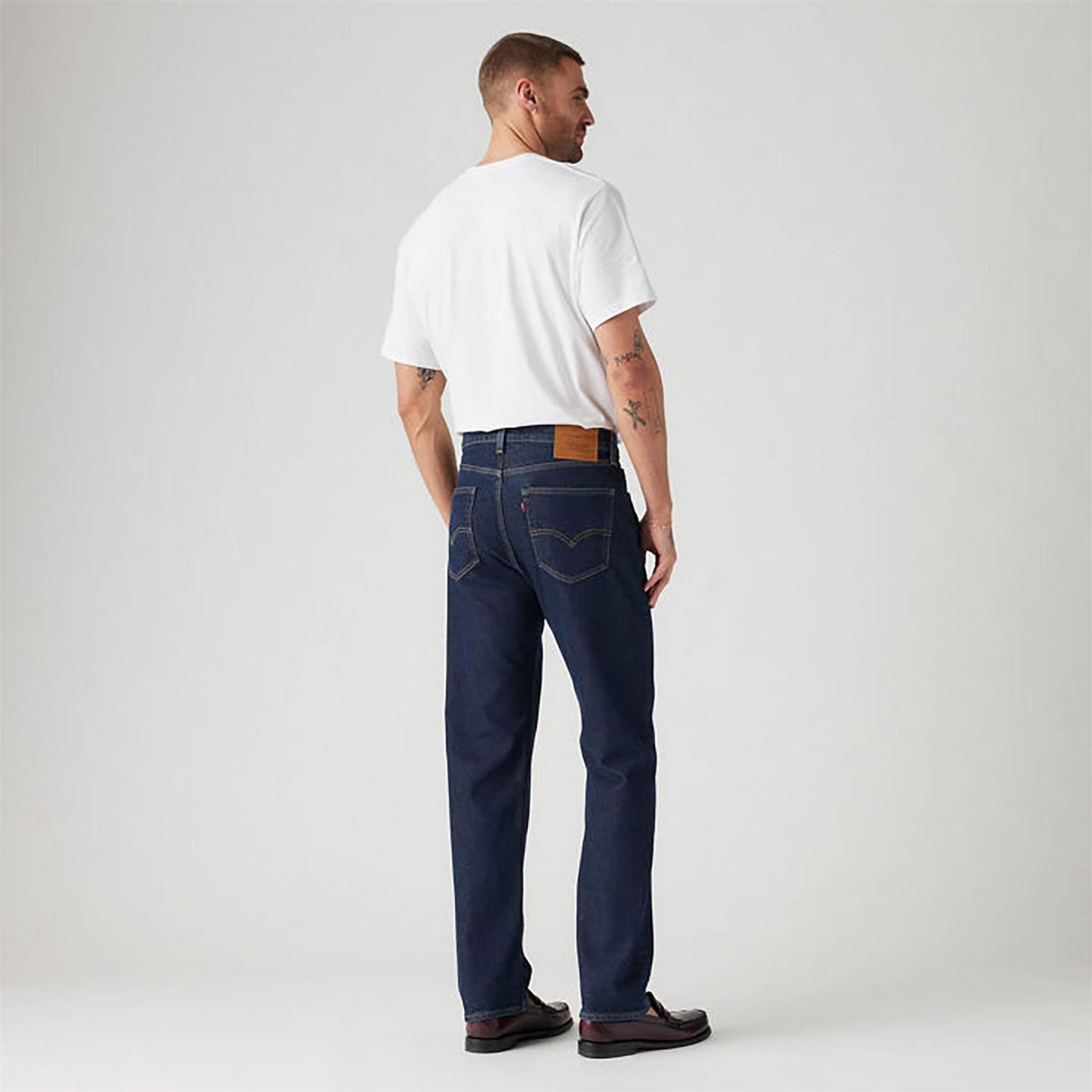 Levis 505 Deepest Blue Straight Leg Jeans