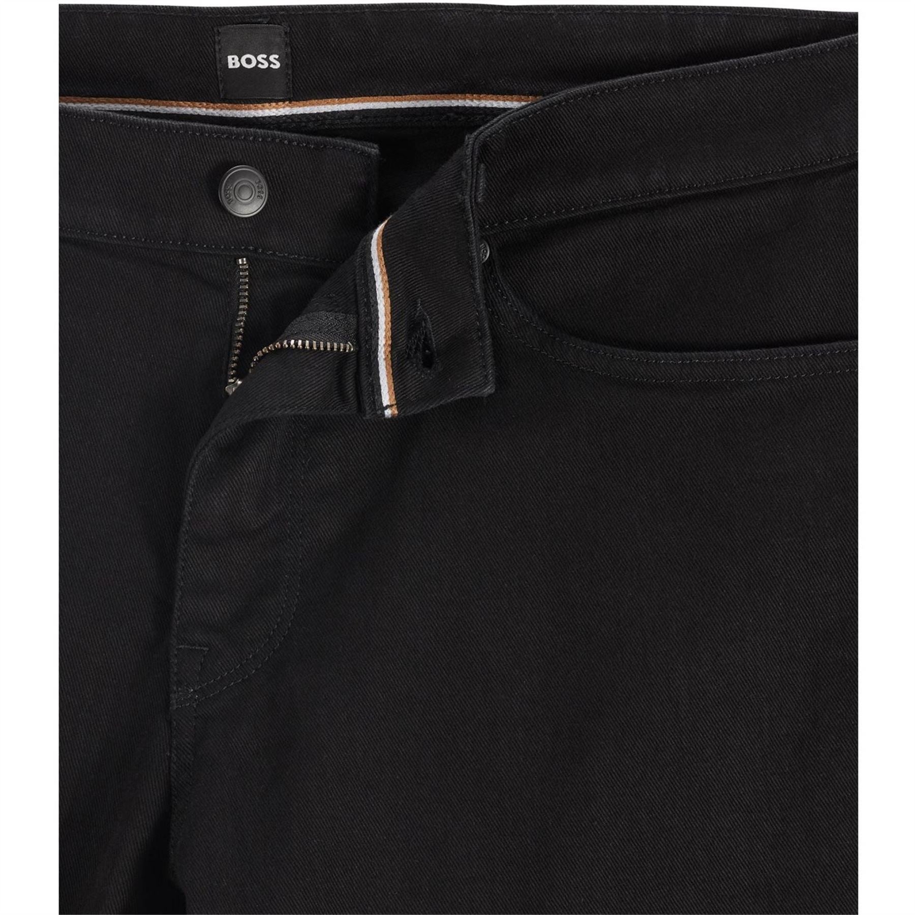 Boss Maine Regular Mid Rise Straight Leg Jeans