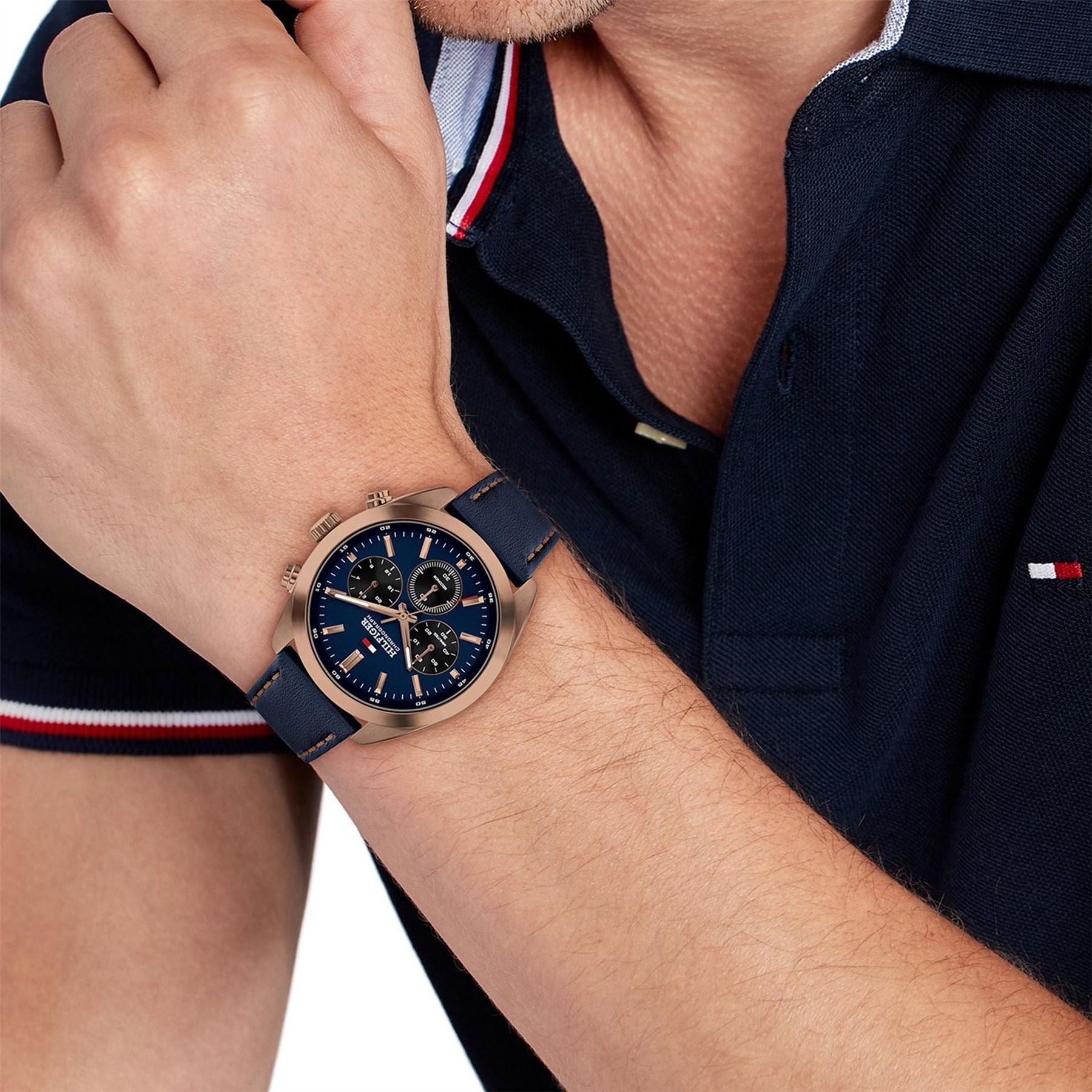 Tommy Hilfiger Hilfiger Mens Stainless Steel Bracelet Watch