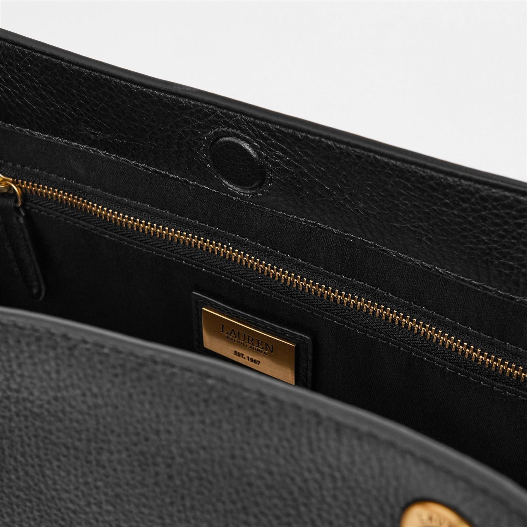 Lauren by Ralph Lauren Bradley Tote with Chain Charm and Key Ring