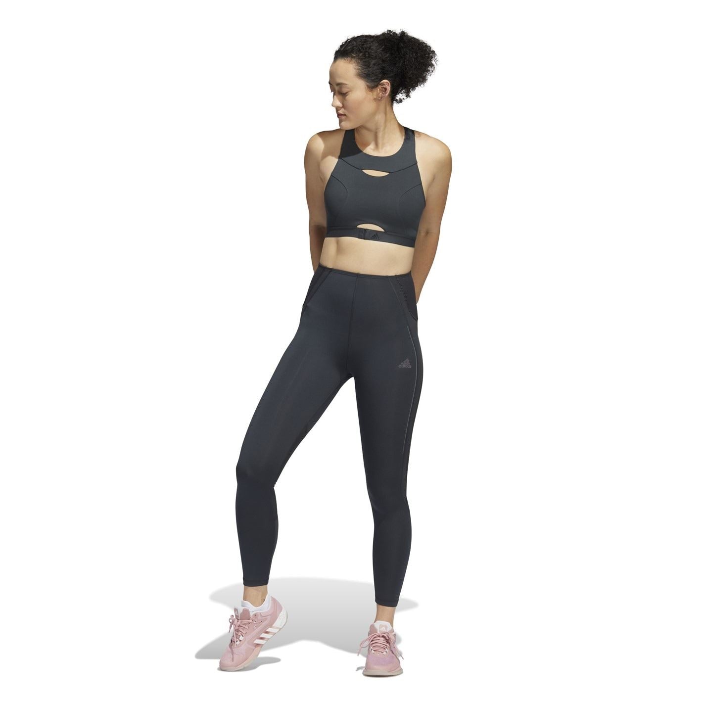 adidas Womens Powerimpact Luxe Training Medium Support Bra