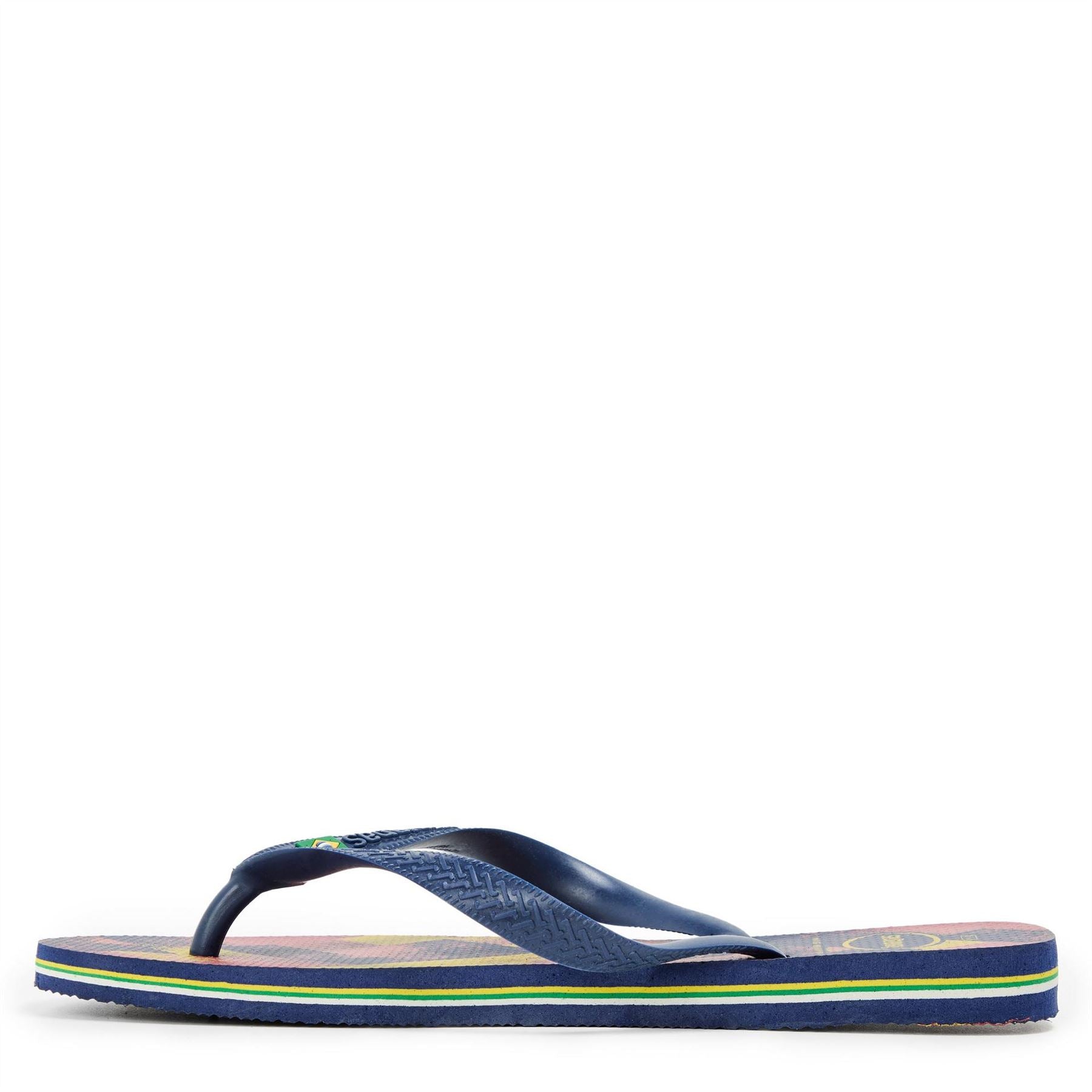 Havaianas Womens Hav. Brasil Fresh Black Black Leaf Flip Flops