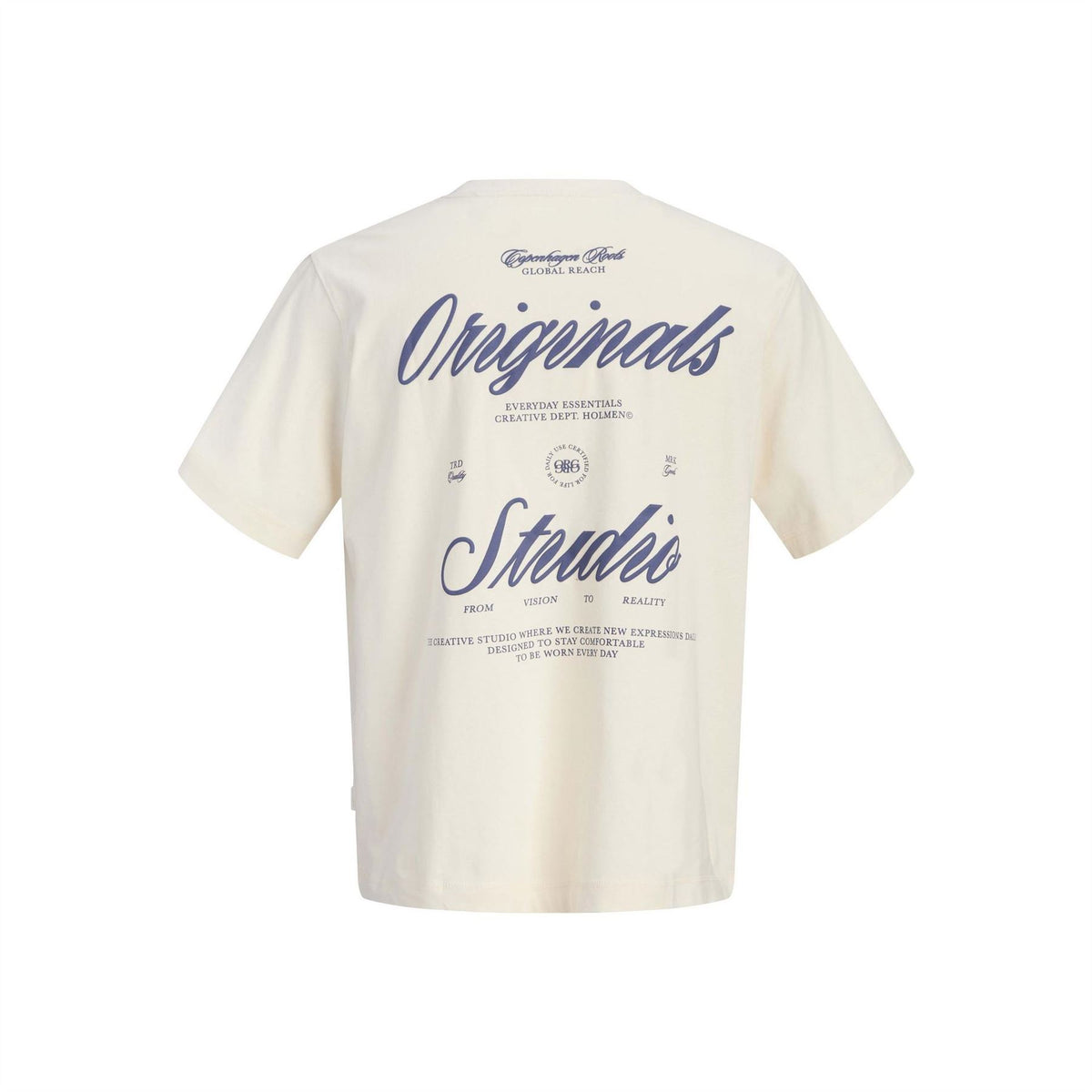 Jack and Jones Junior Lettering Graphic Crew Neck Short Sleeve T-Shirt