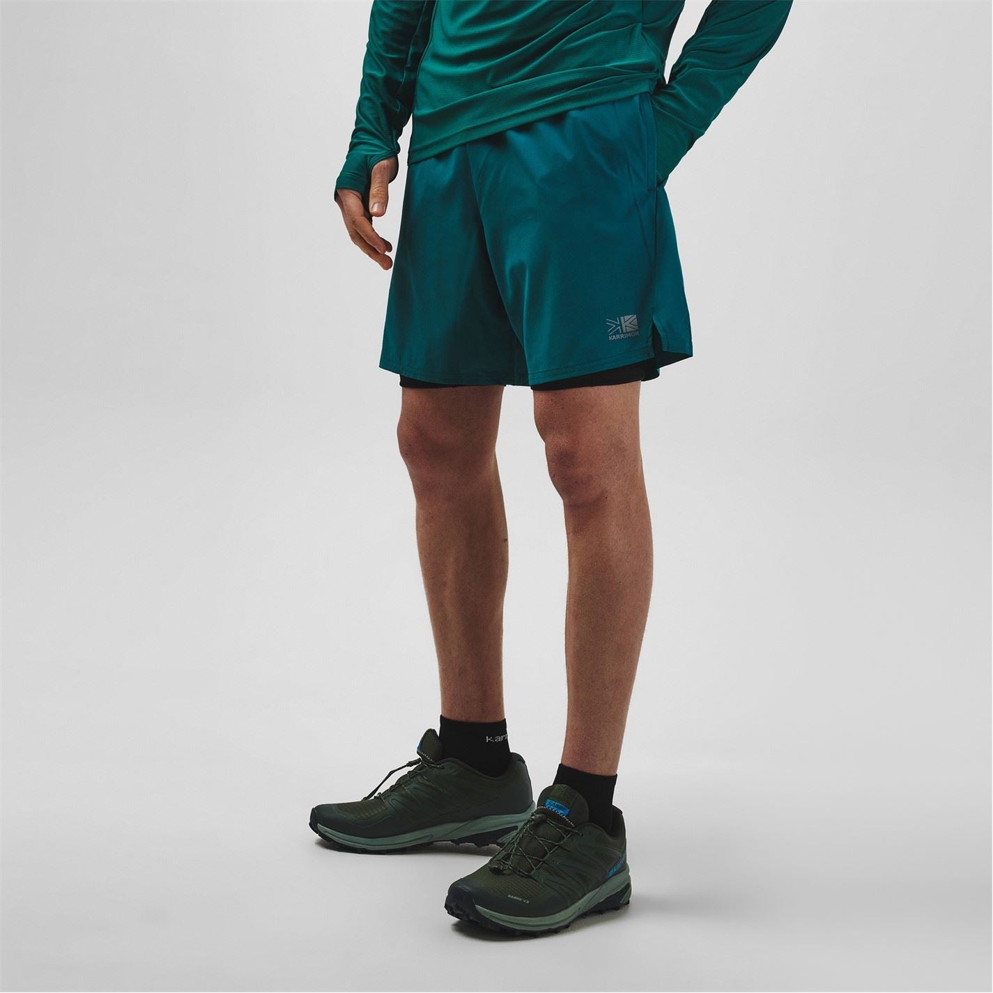 Karrimor Mens 2 In 1 Running Shorts