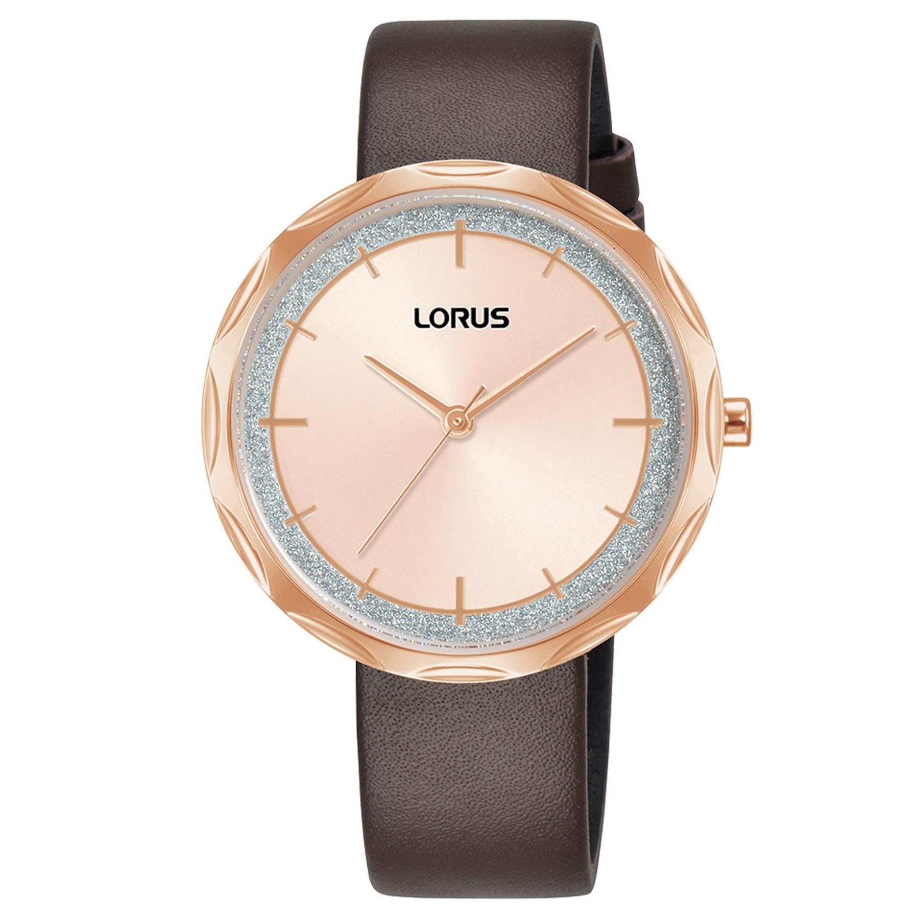 Lorus Leather Strap Analogue Watch