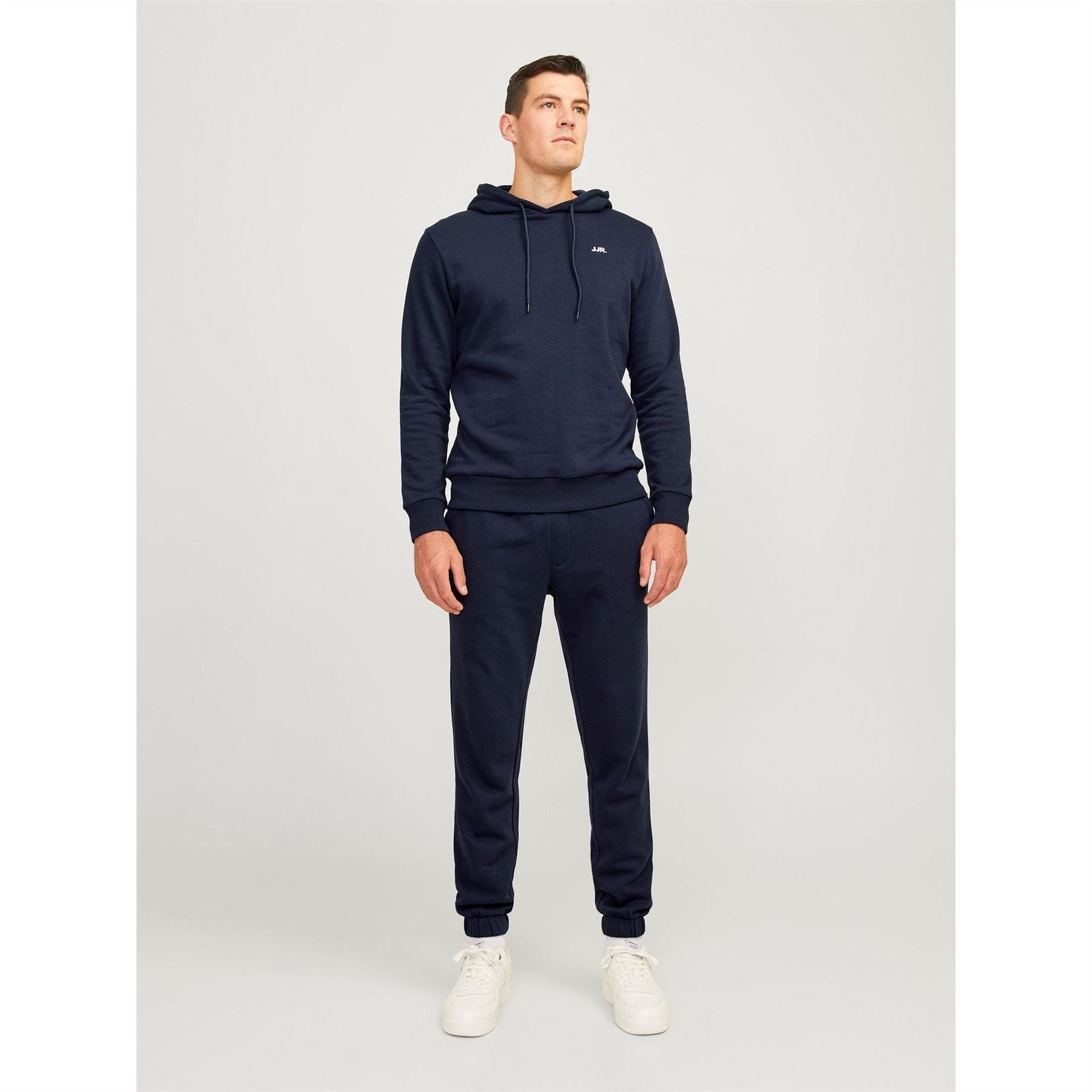 JJ Rebel Long Sleeve Logo Print Hooded Sweatshirt